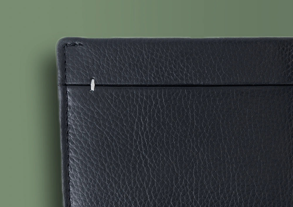 silvano fold flex wallet - black leather wallet