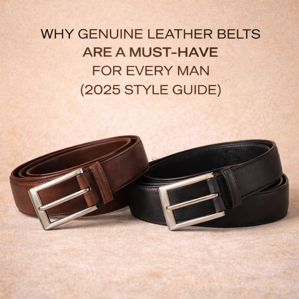 Why Genuine Leather Belts Are a Must-Have for Every Man (2025 Style Guide)
