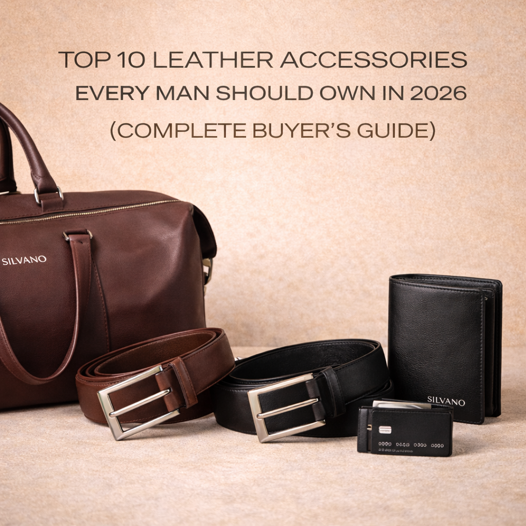 Top 10 Leather Accessories Every Man Should Own in 2026 (Complete Buyer’s Guide)