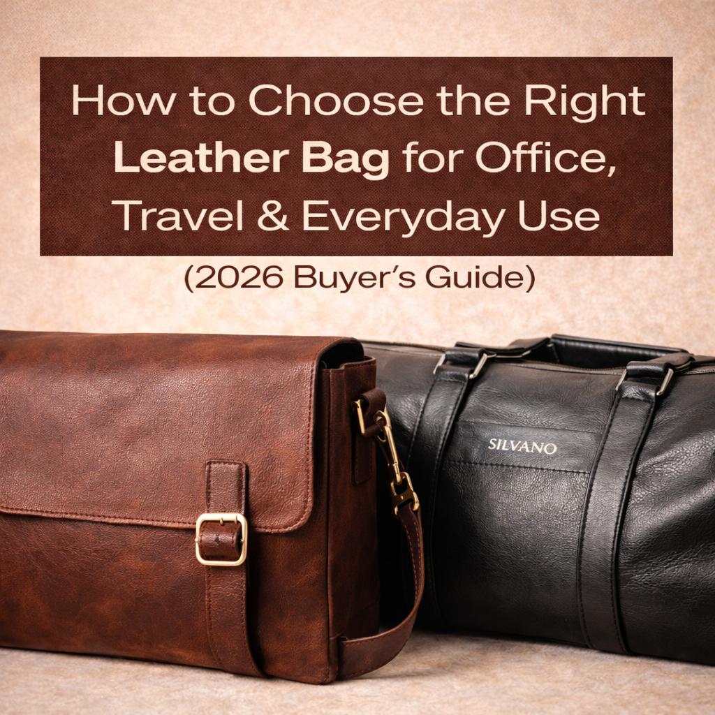 How to Choose the Right Leather Bag for Office, Travel & Everyday Use (2026 Buyer’s Guide)