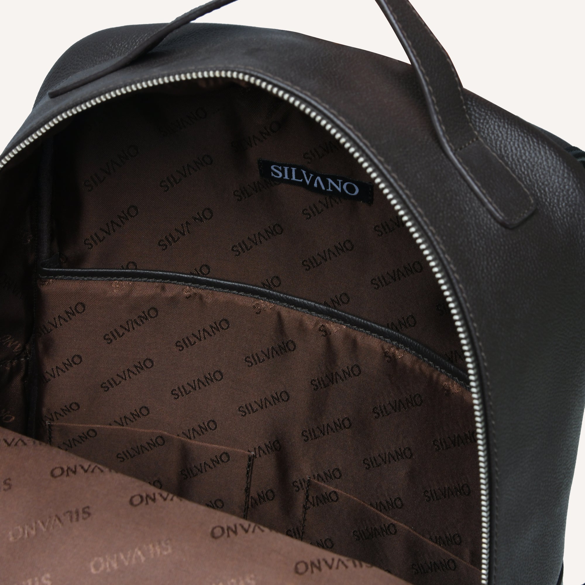DUOTONE BACKPACK FOR MEN – BROWN/BLACK