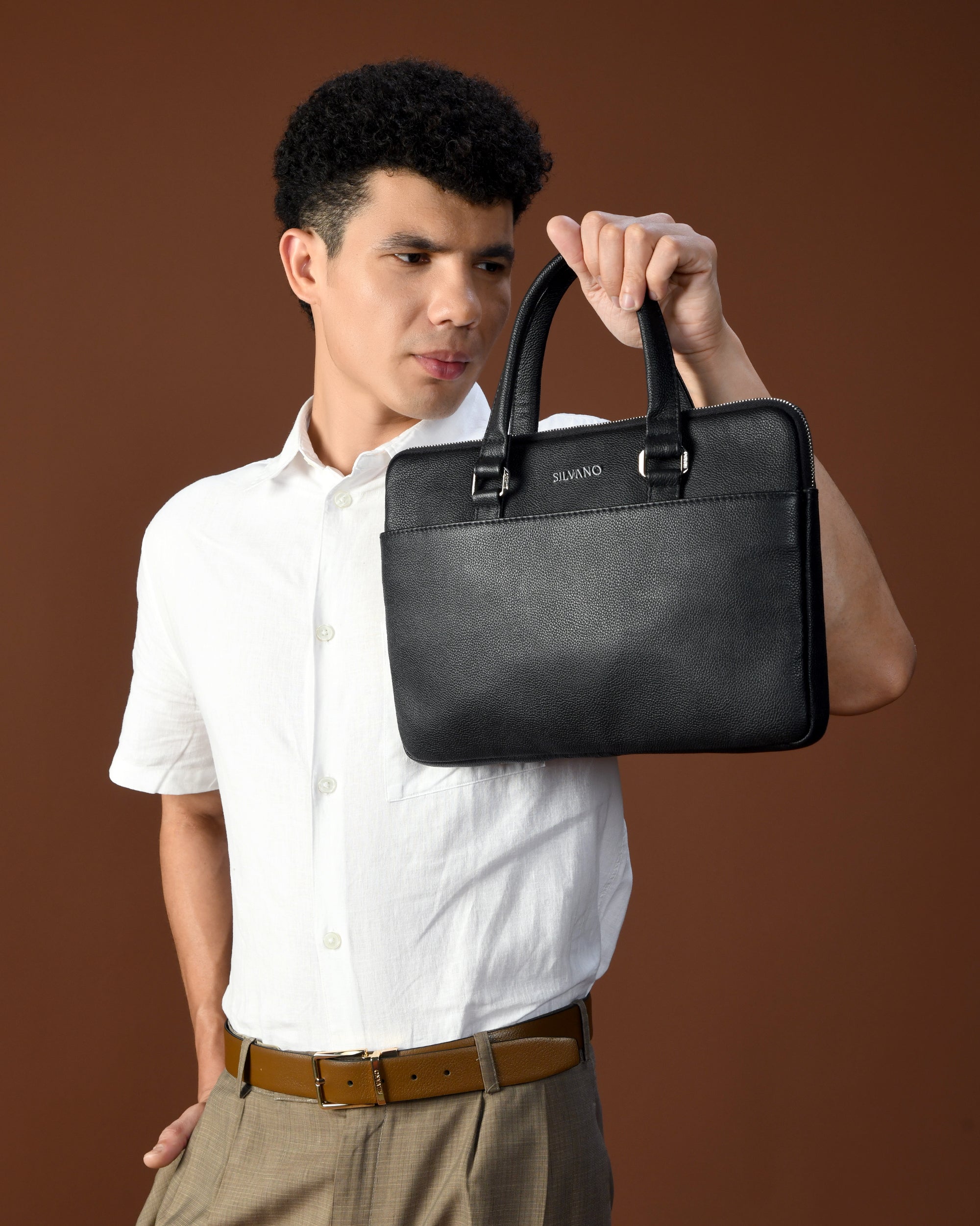 ULTRA EDGE LAPTOP SLEEVE FOR MEN - Black