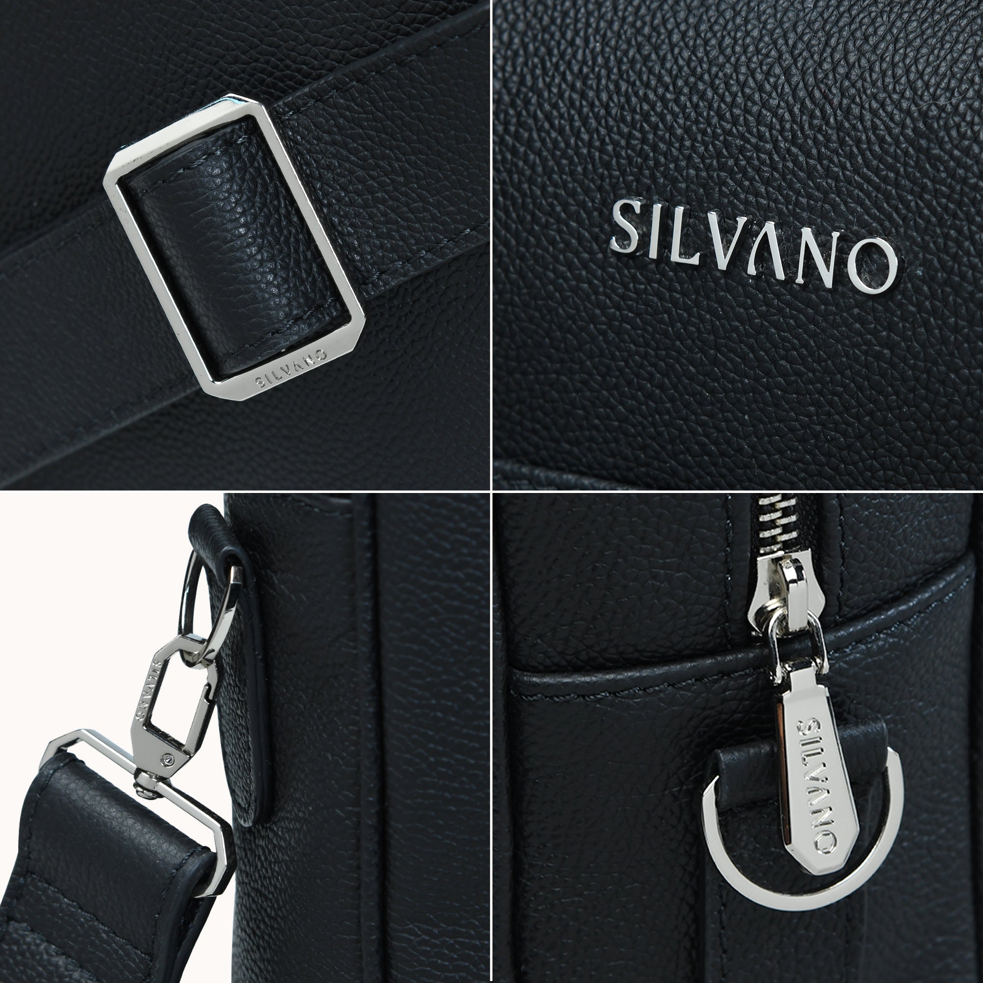 VERO LAPTOP BAG FOR MEN - BLACK