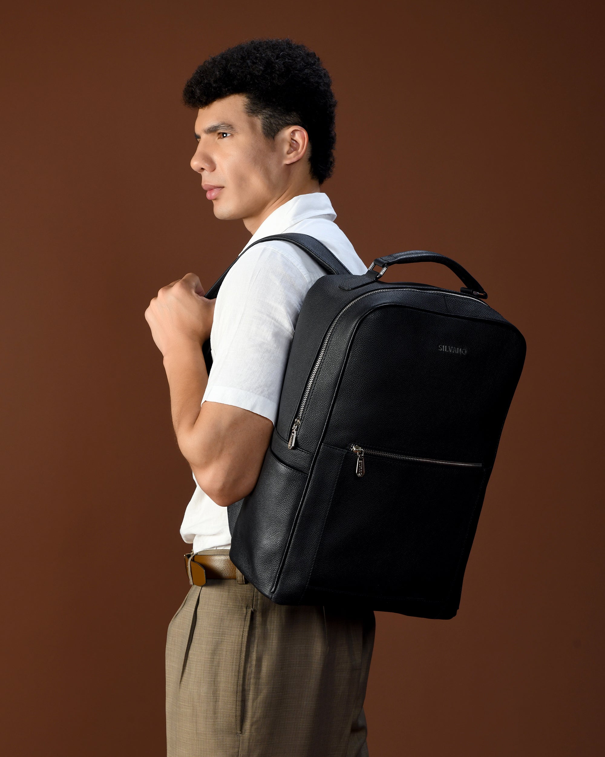 CORE LAPTOP BACKPACK FOR MEN - Black