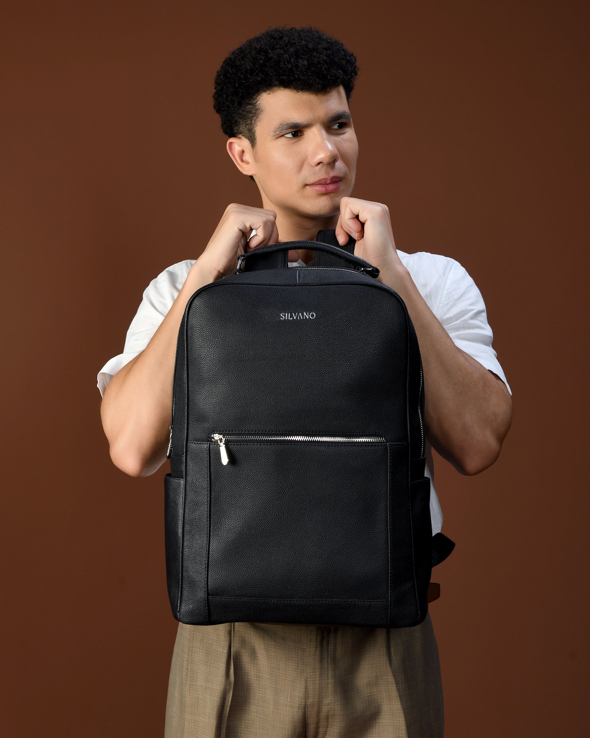 CORE LAPTOP BACKPACK FOR MEN - Black