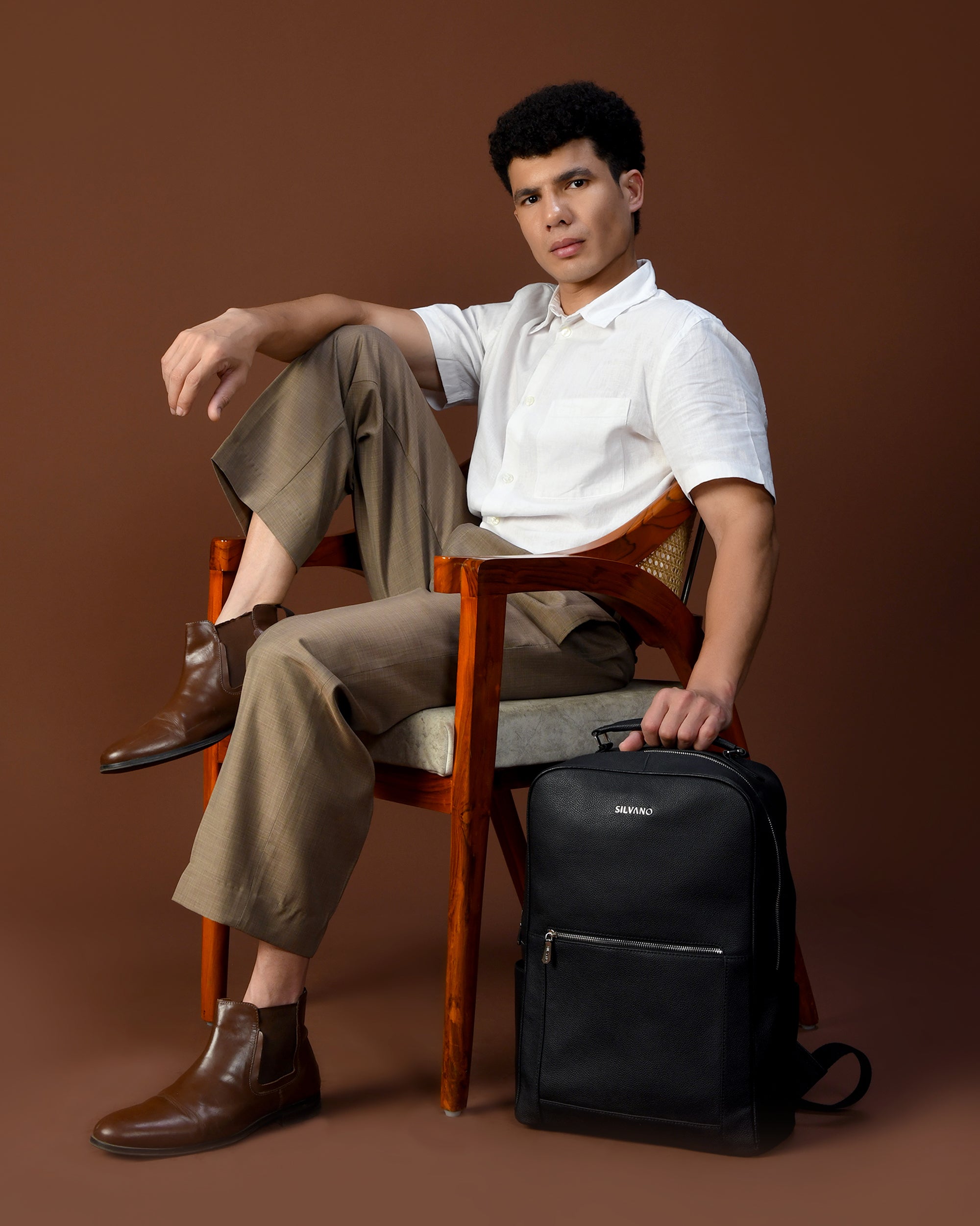 CORE LAPTOP BACKPACK FOR MEN - Black