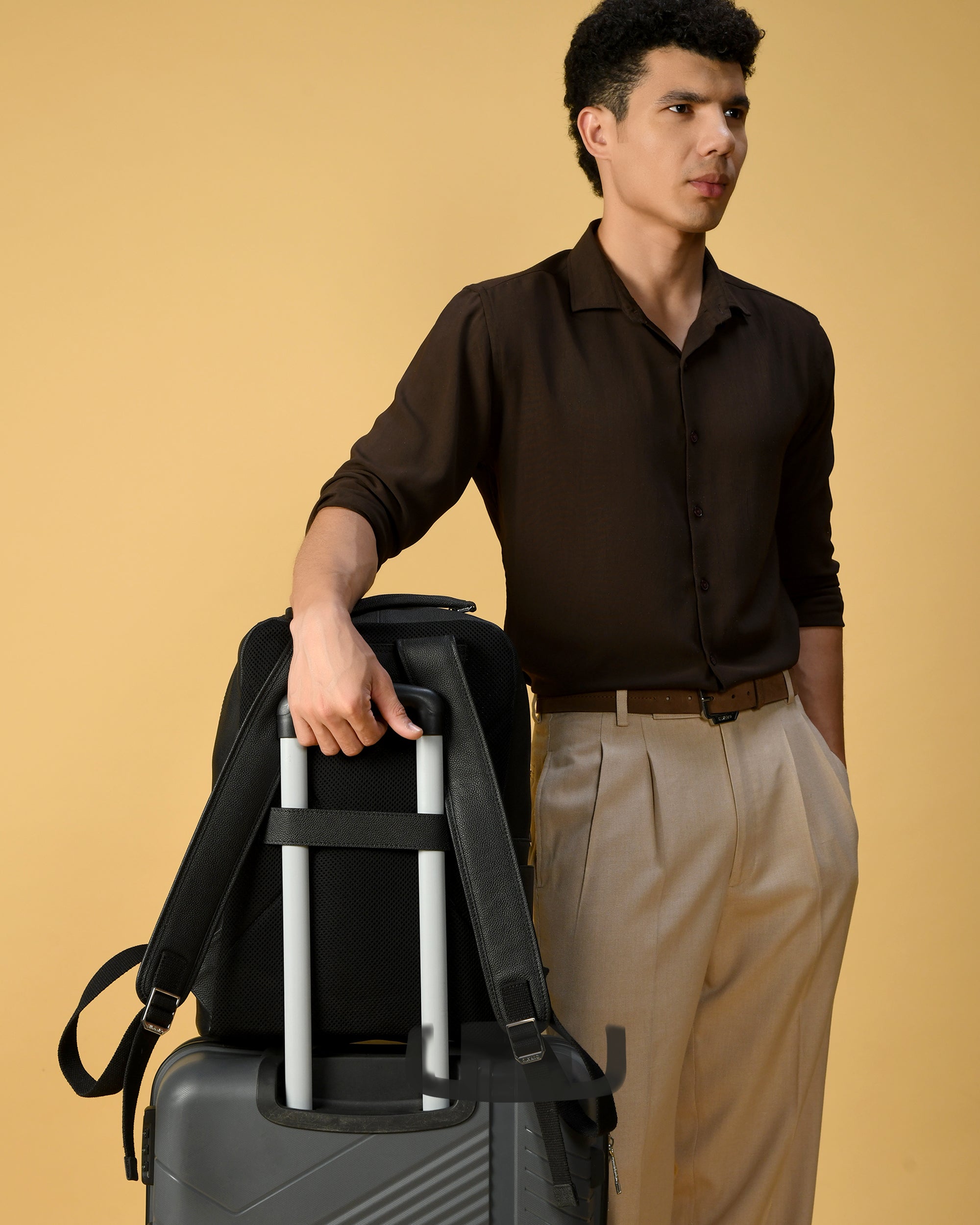 CORE LAPTOP BACKPACK FOR MEN - Black
