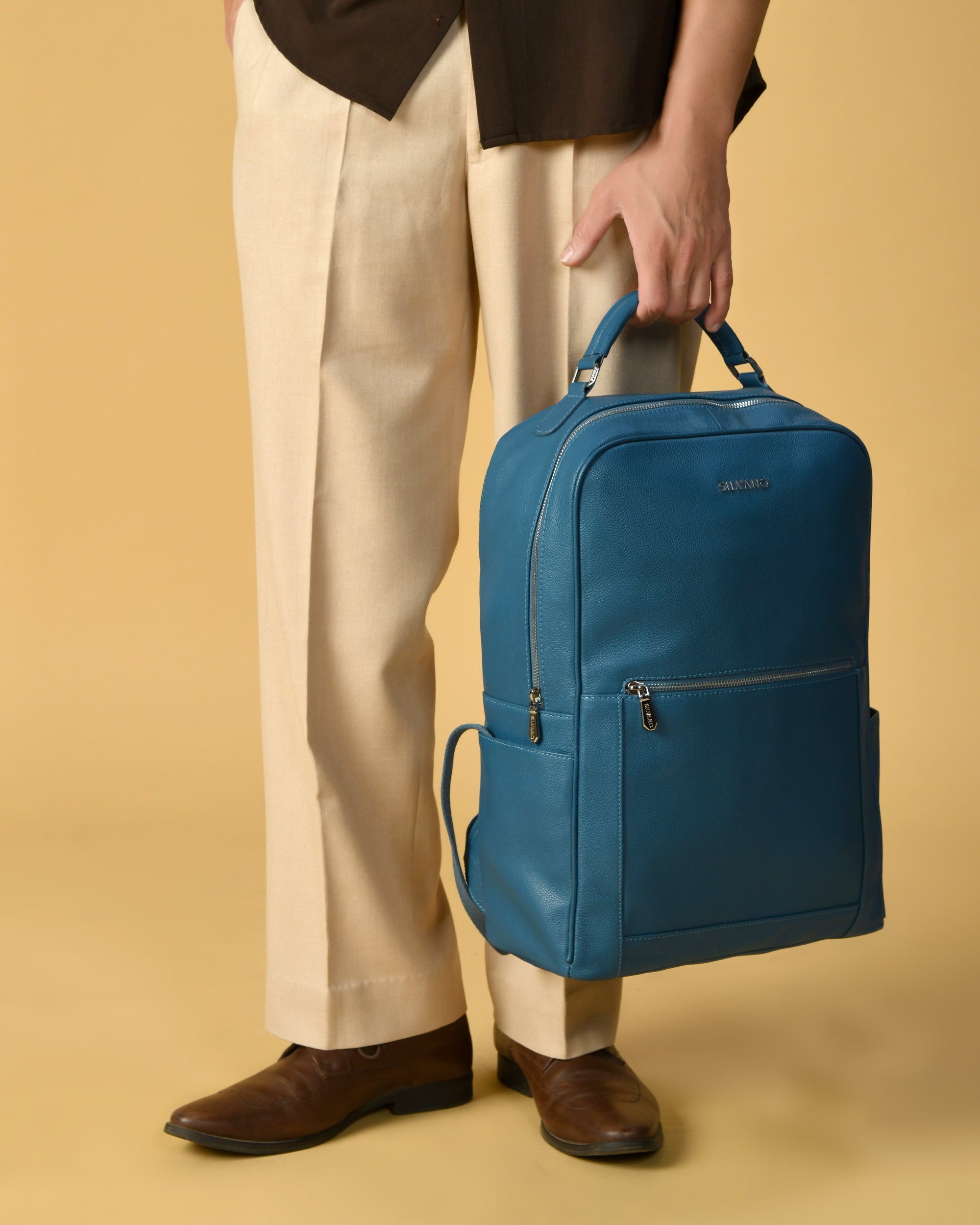 CORE LAPTOP BACKPACK FOR MEN- LYONS BLUE