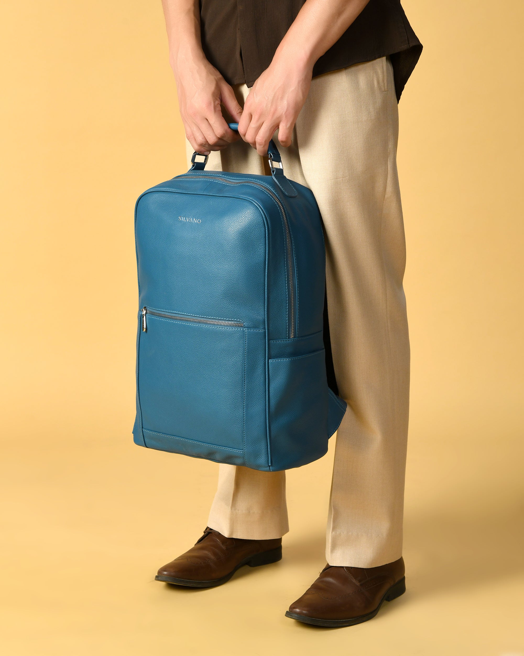CORE LAPTOP BACKPACK FOR MEN- LYONS BLUE