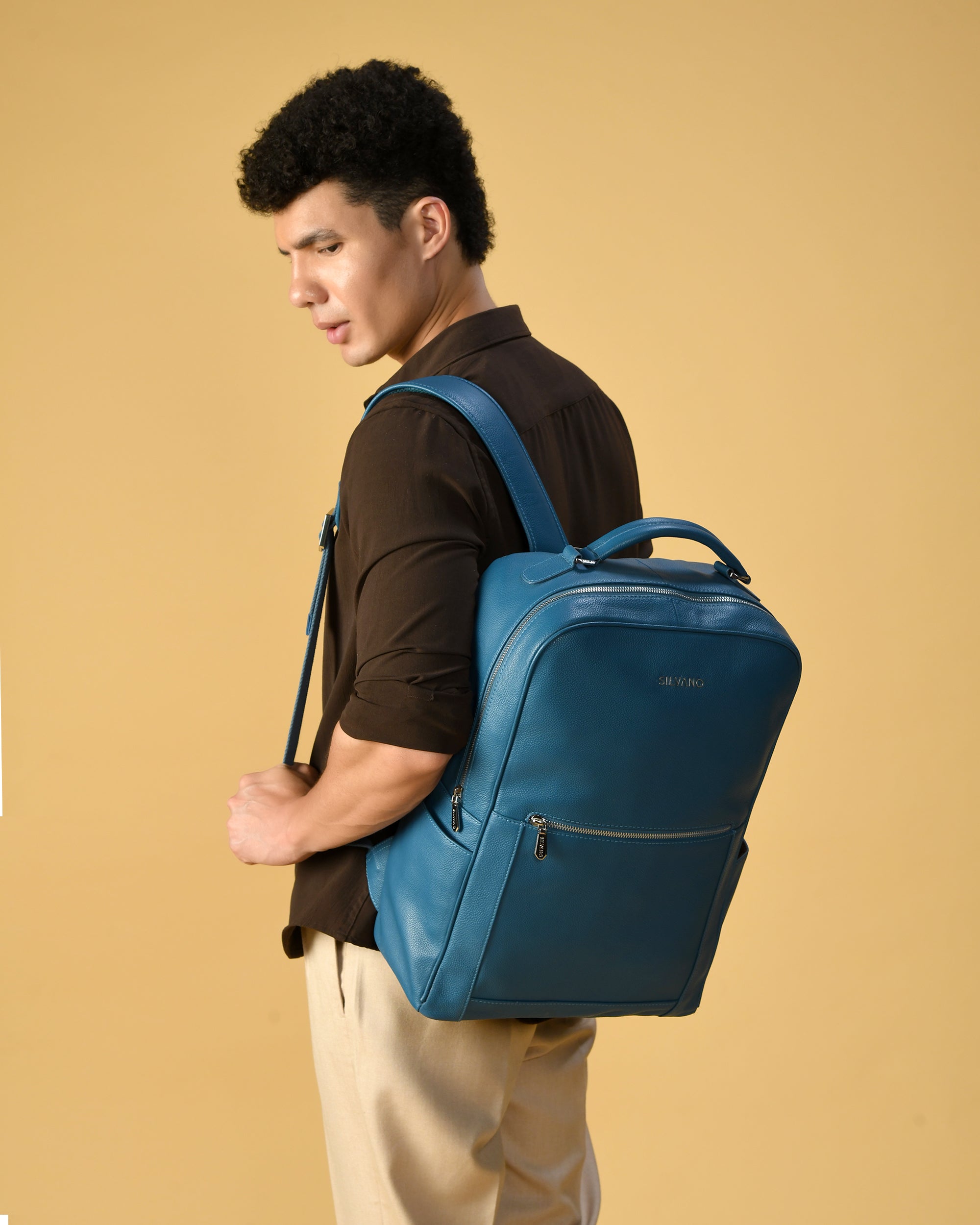 CORE LAPTOP BACKPACK FOR MEN- LYONS BLUE