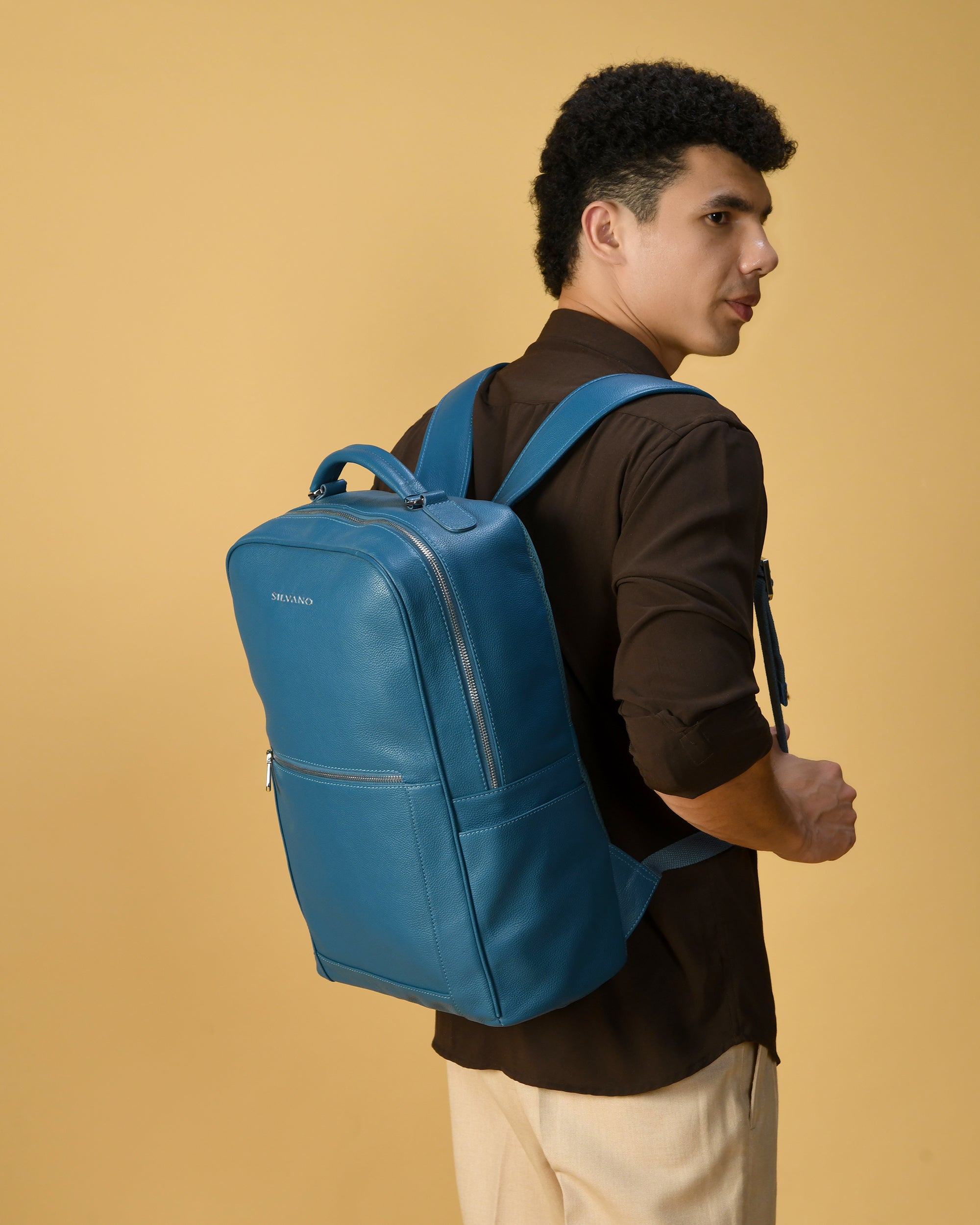 CORE LAPTOP BACKPACK FOR MEN- LYONS BLUE