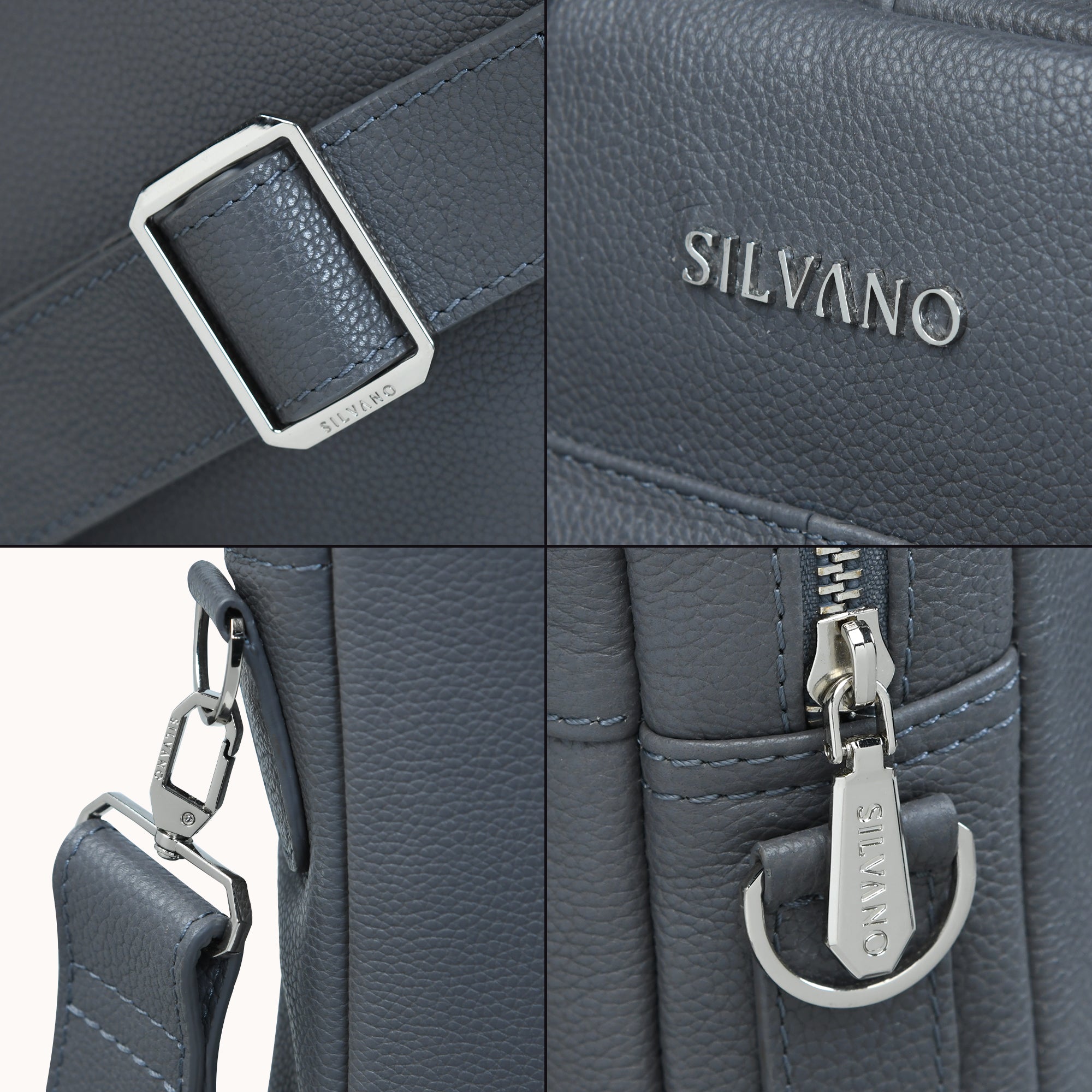 MODENA LAPTOP BAG FOR MEN – GREY