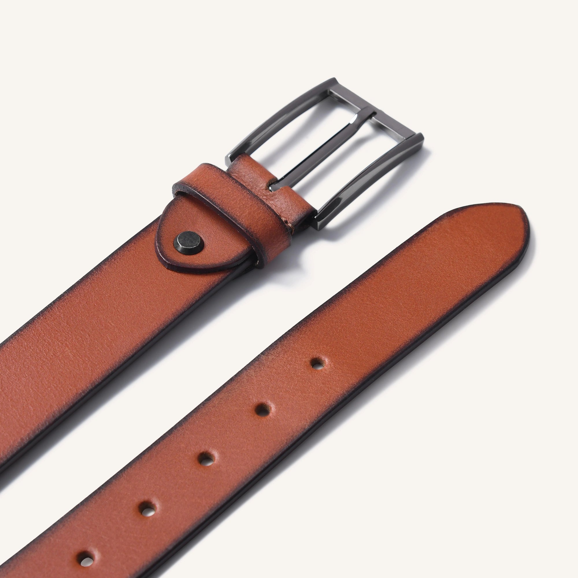 ROGUE BELTS CASUAL BELT - COGNAC