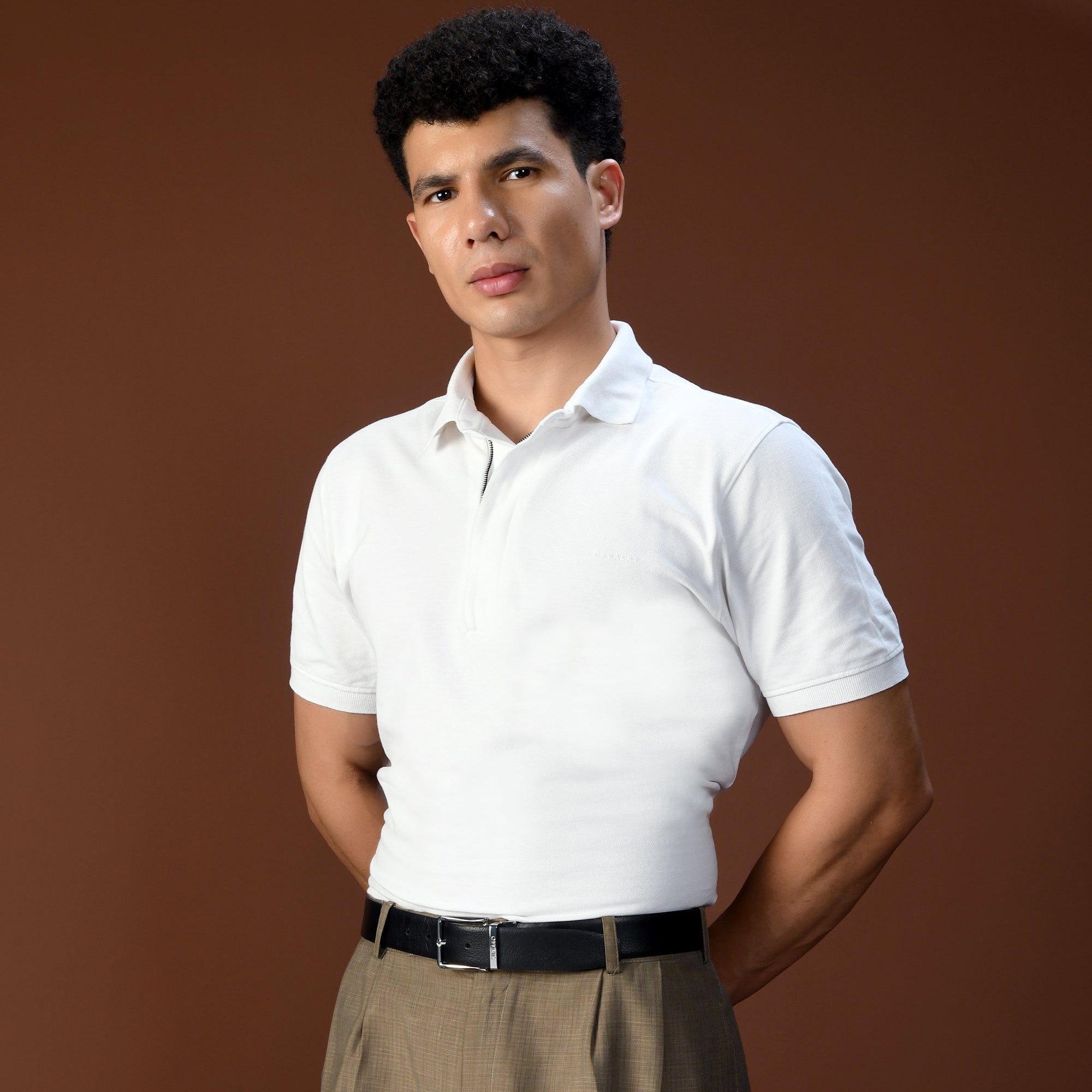 TOSCANO Belt FOR MEN – CAVIAR/BLUE DEPTHS