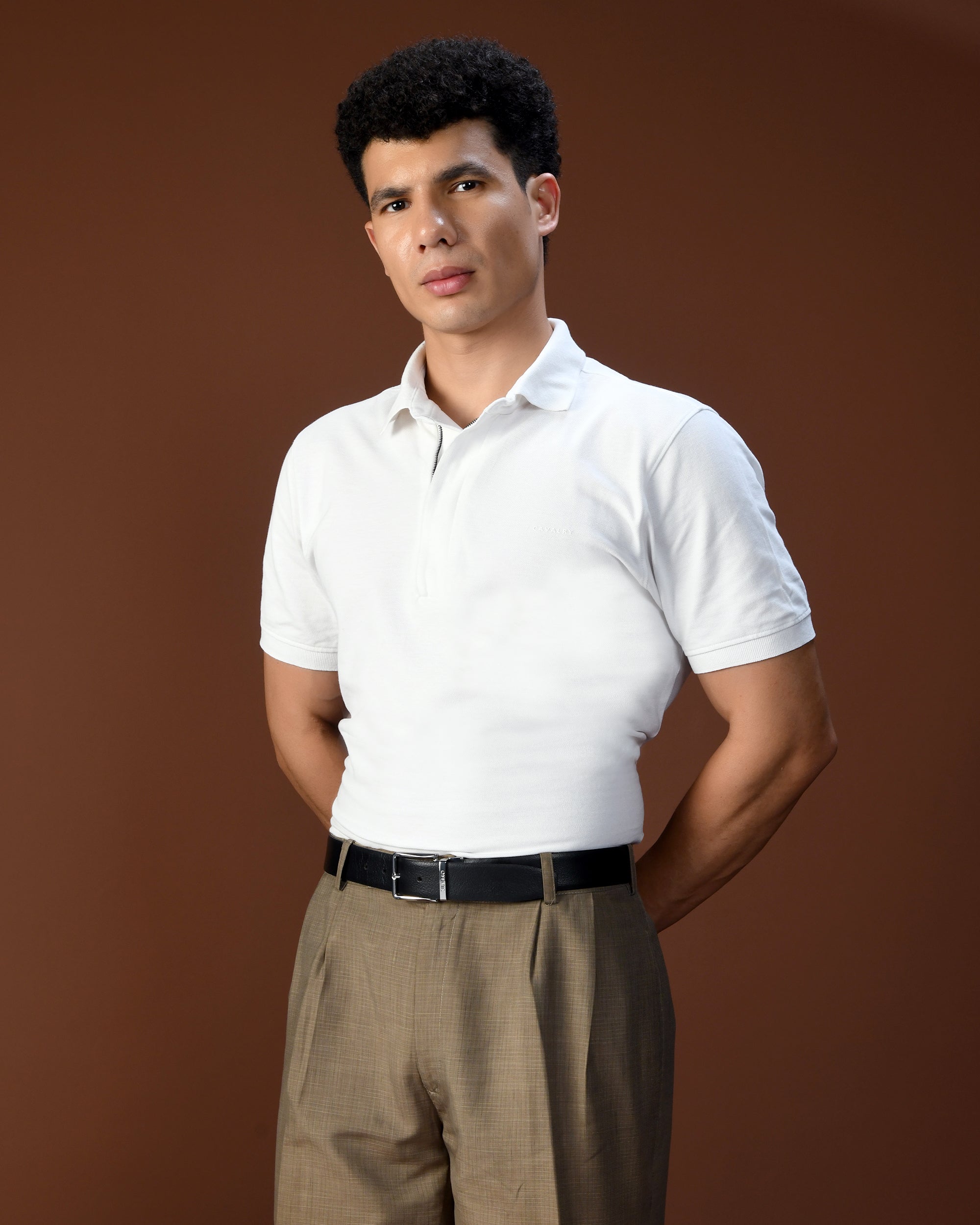 TOSCANO Belt FOR MEN – CAVIAR/CAVIAR