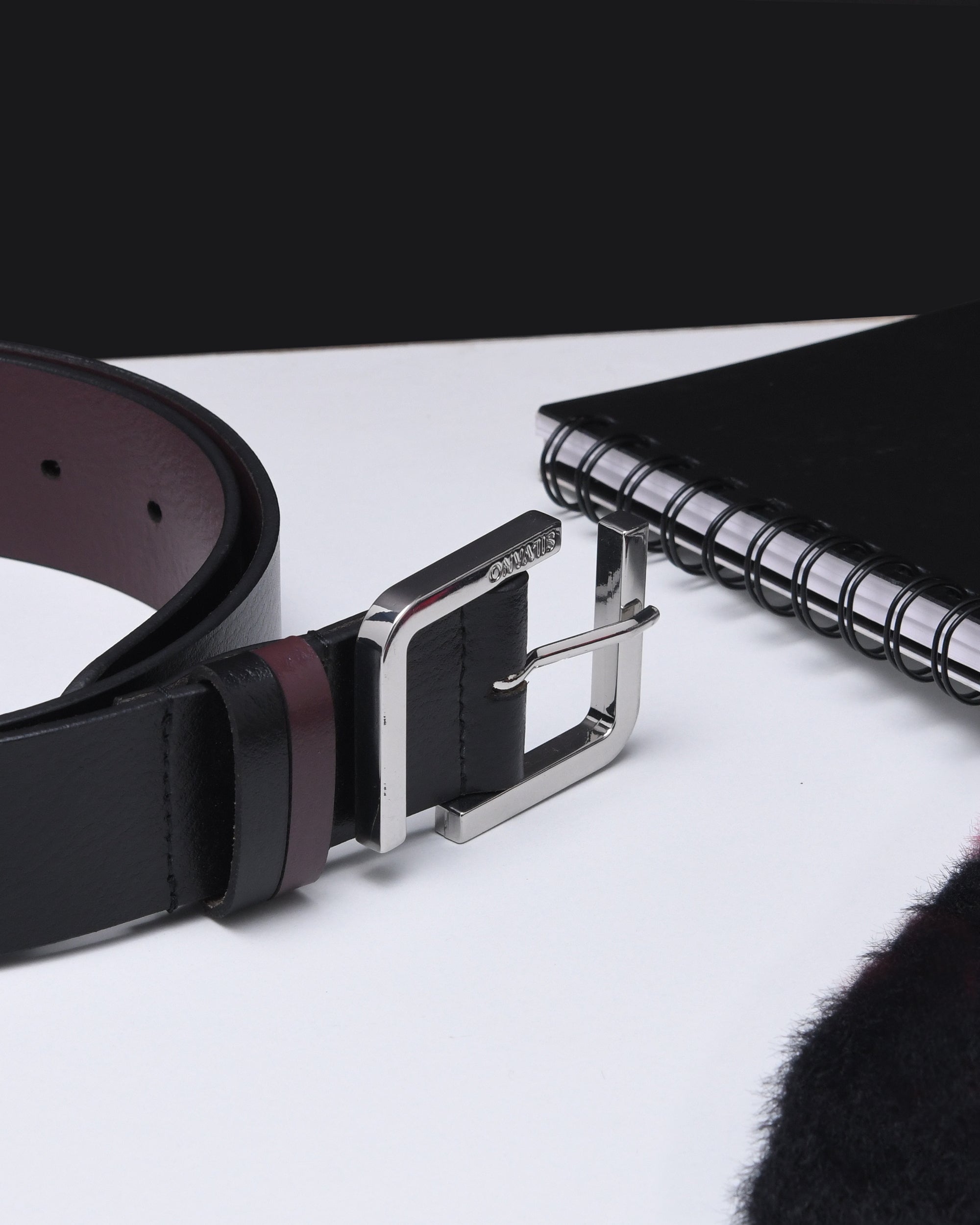 THE URBAN LINEA Belt FOR MEN – CAVIAR