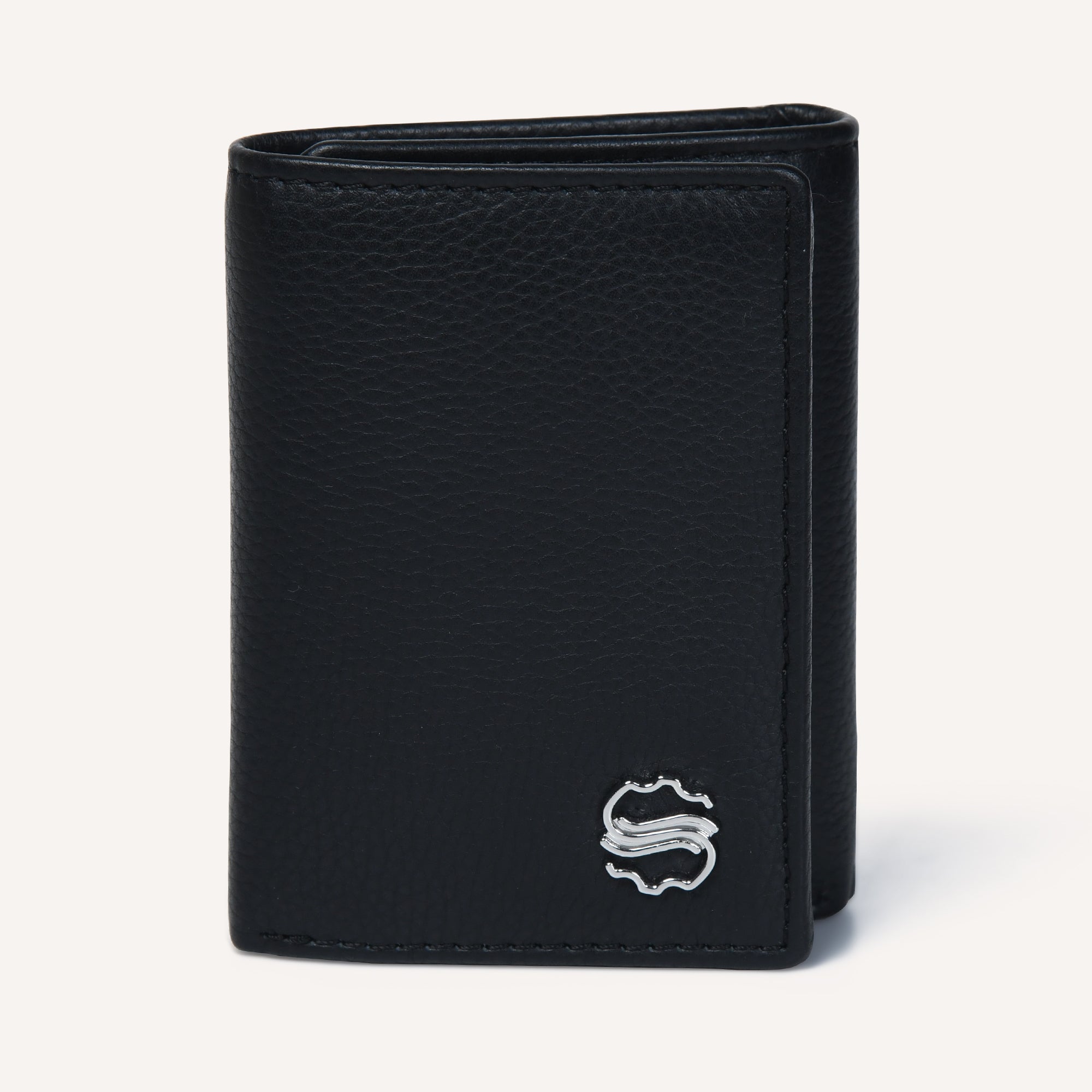 FOLD FORTE TRI-FOLD WALLET - BLACK