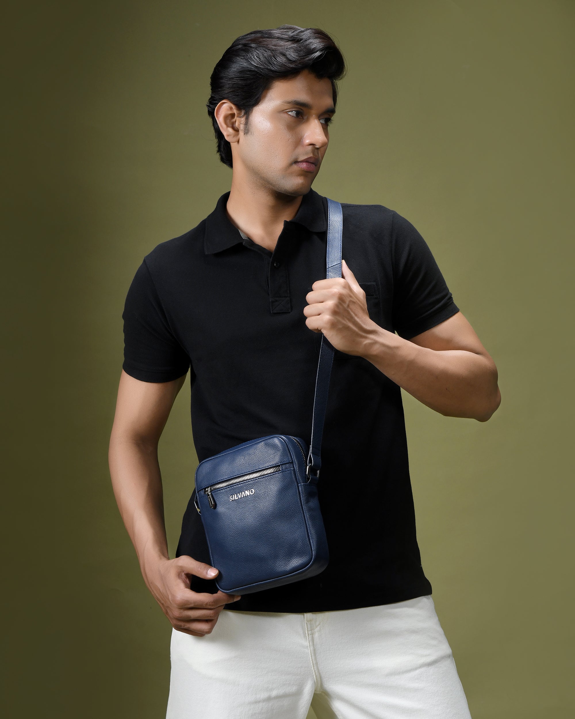 VERTITECH SLING BAG FOR MEN - Navy Blue
