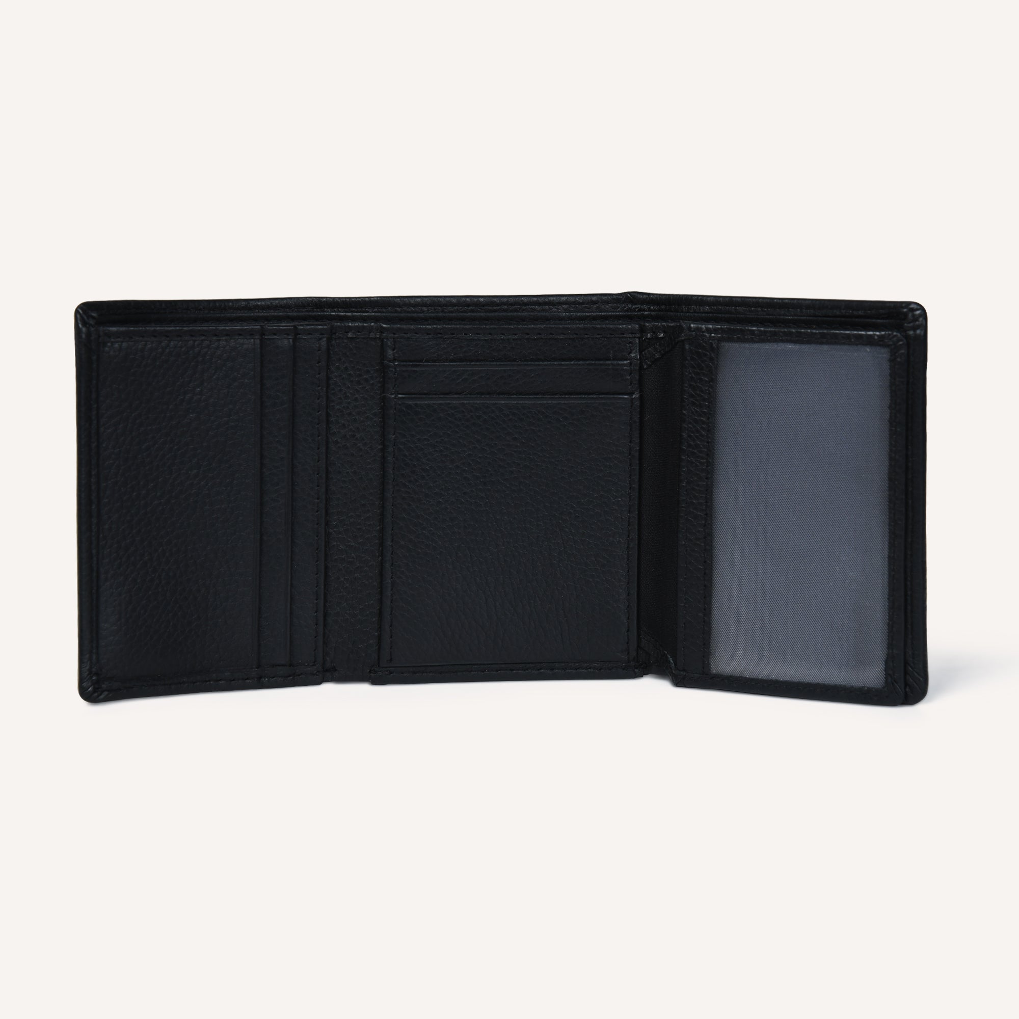 FOLD FORTE TRI-FOLD WALLET - BLACK