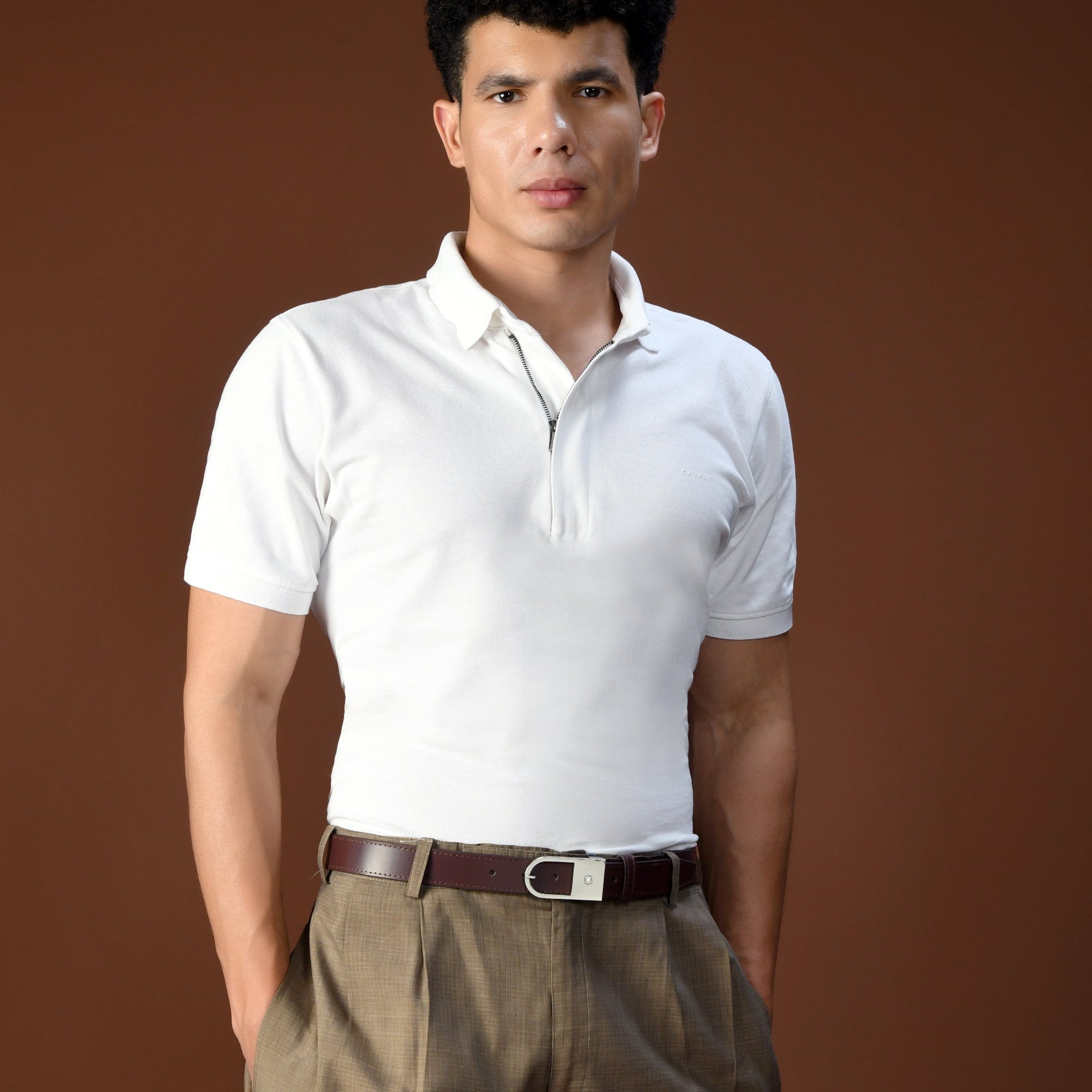 BELGRAVIA Belt FOR MEN – FRENCH ROAST