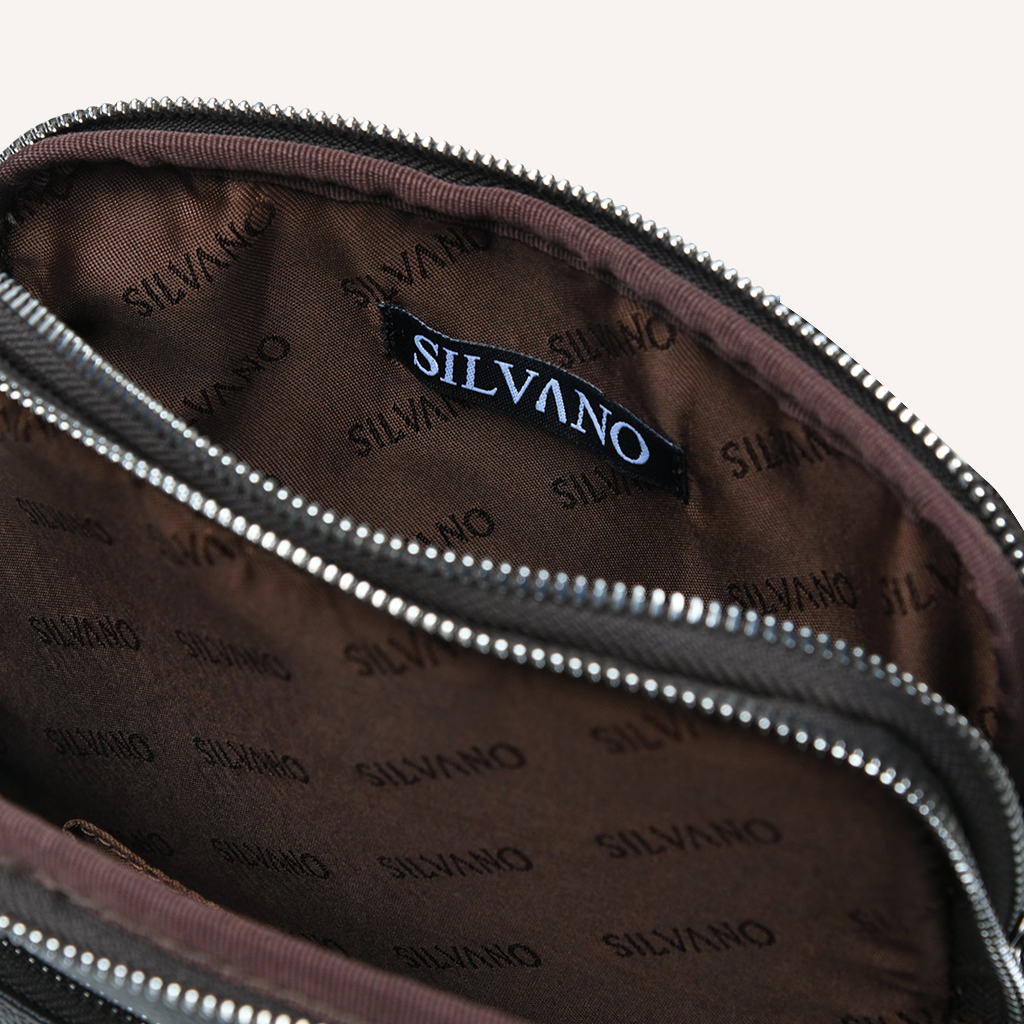 MANHATTAN MESSENGER BAG FOR MEN - DARK BROWN