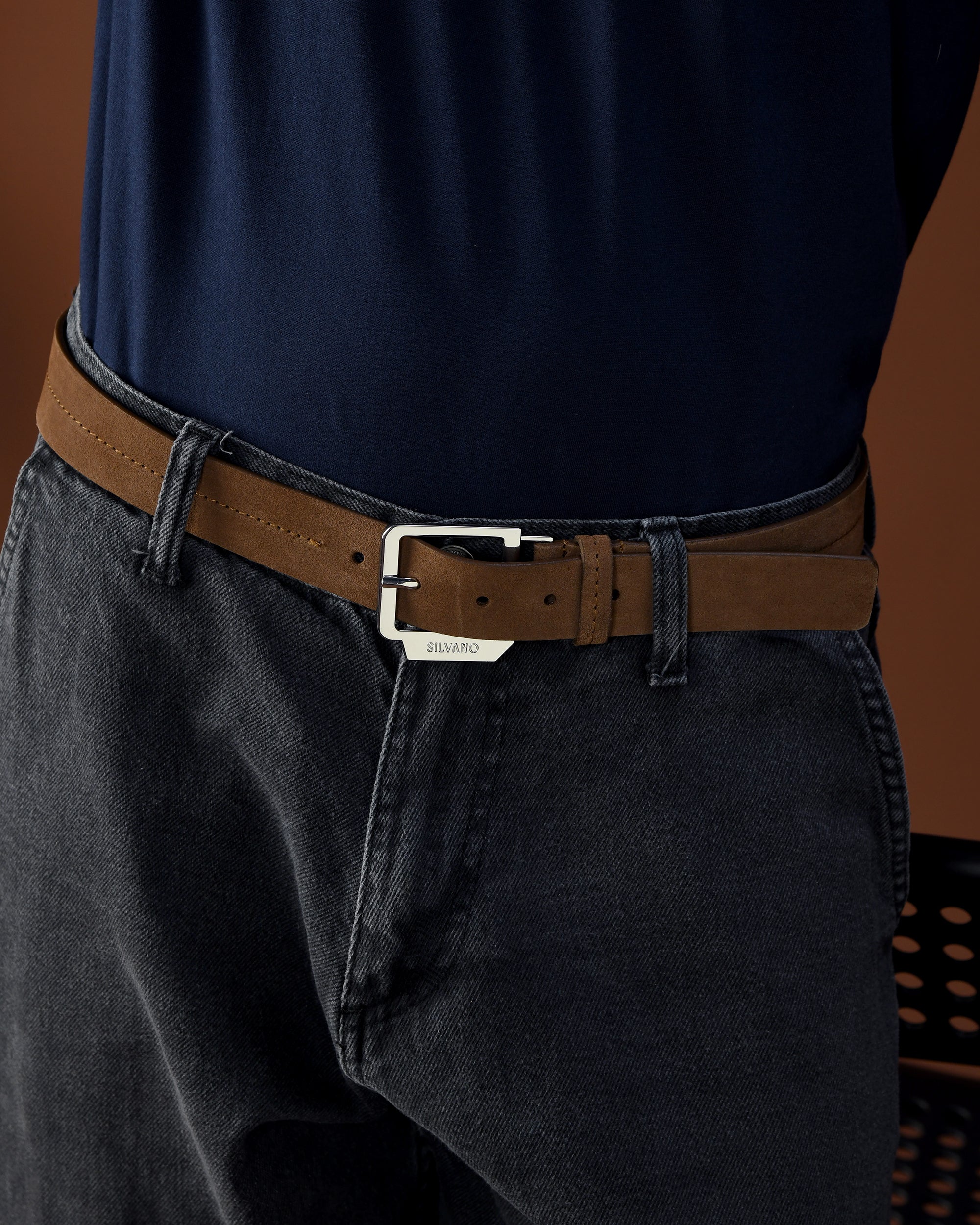 THE TRAILMAN Belt FOR MEN – BRONZE BROWN