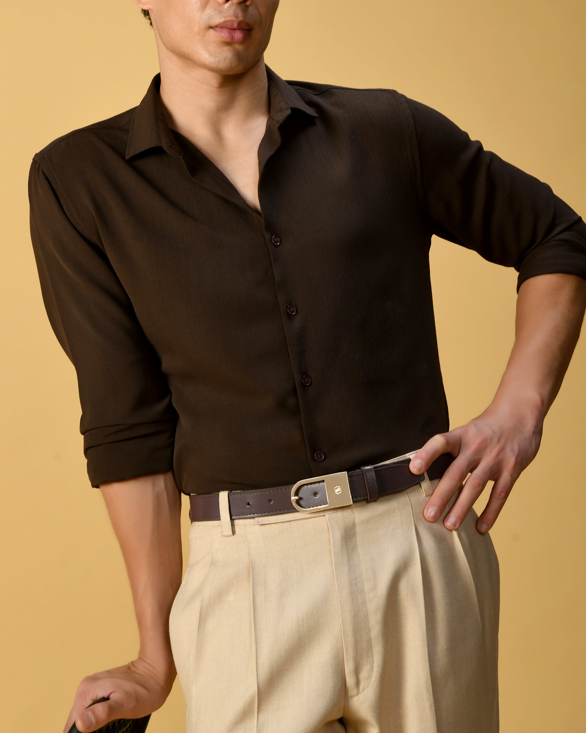 BELGRAVIA Belt FOR MEN – DARK GULL GRAY