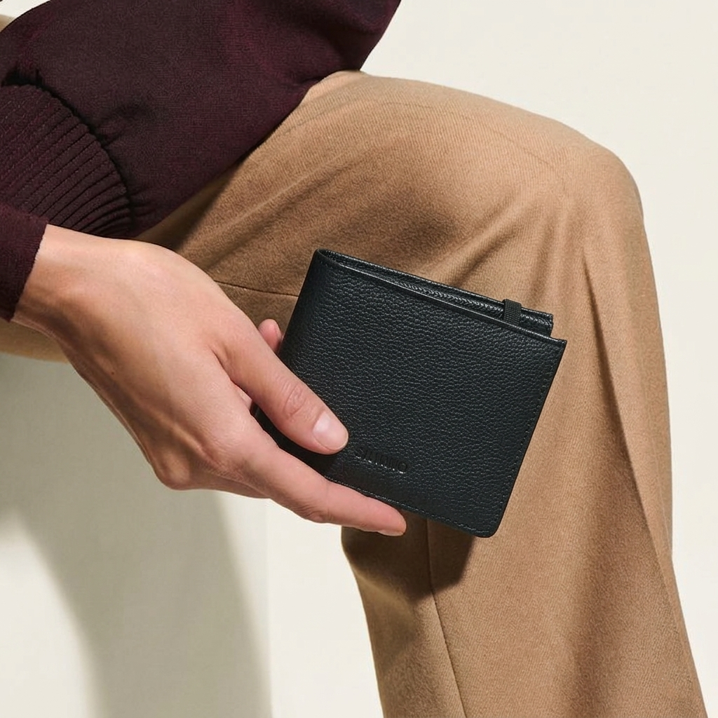 BARBANO WALLET FOR MEN – BLACK