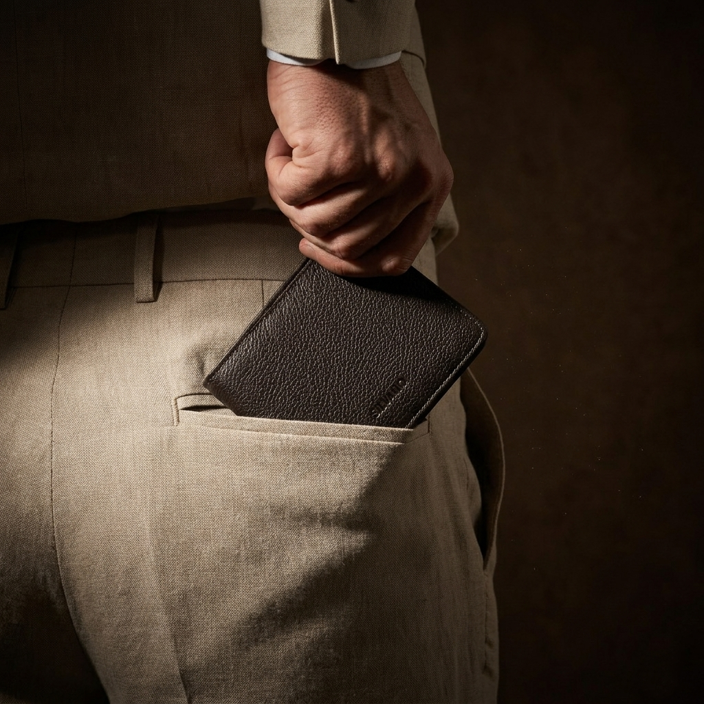 BARBANO WALLET FOR MEN – DARK BROWN