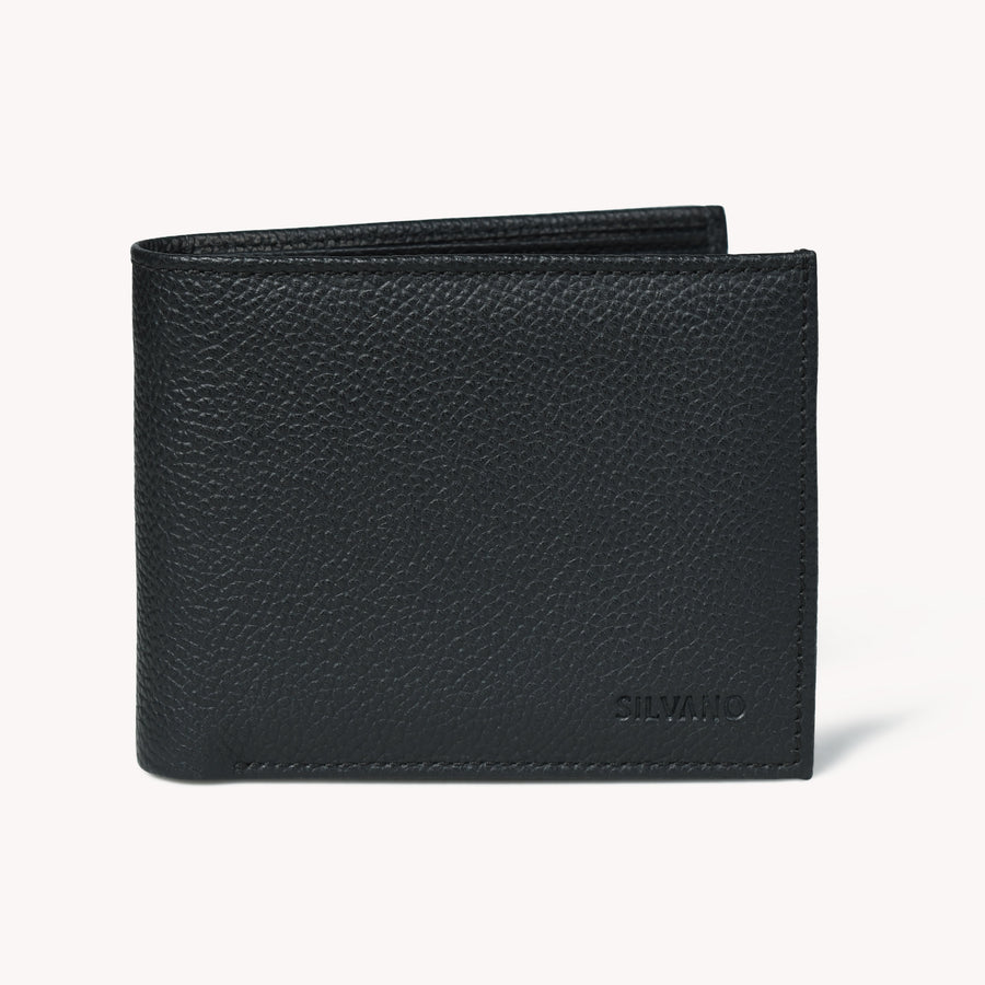 Silvano Gianni Forte leather wallet for men in black, view 2