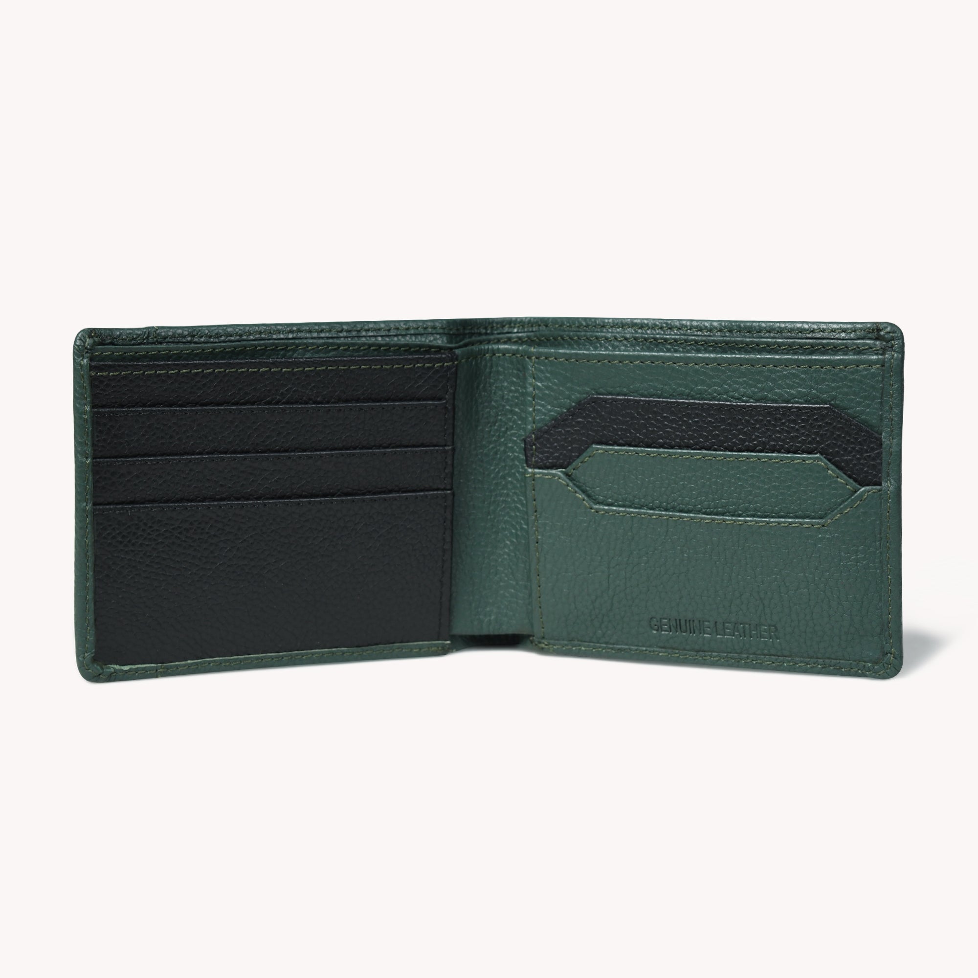 THE HEMINGWAY WALLET FOR MEN – OLIVE/BLACK
