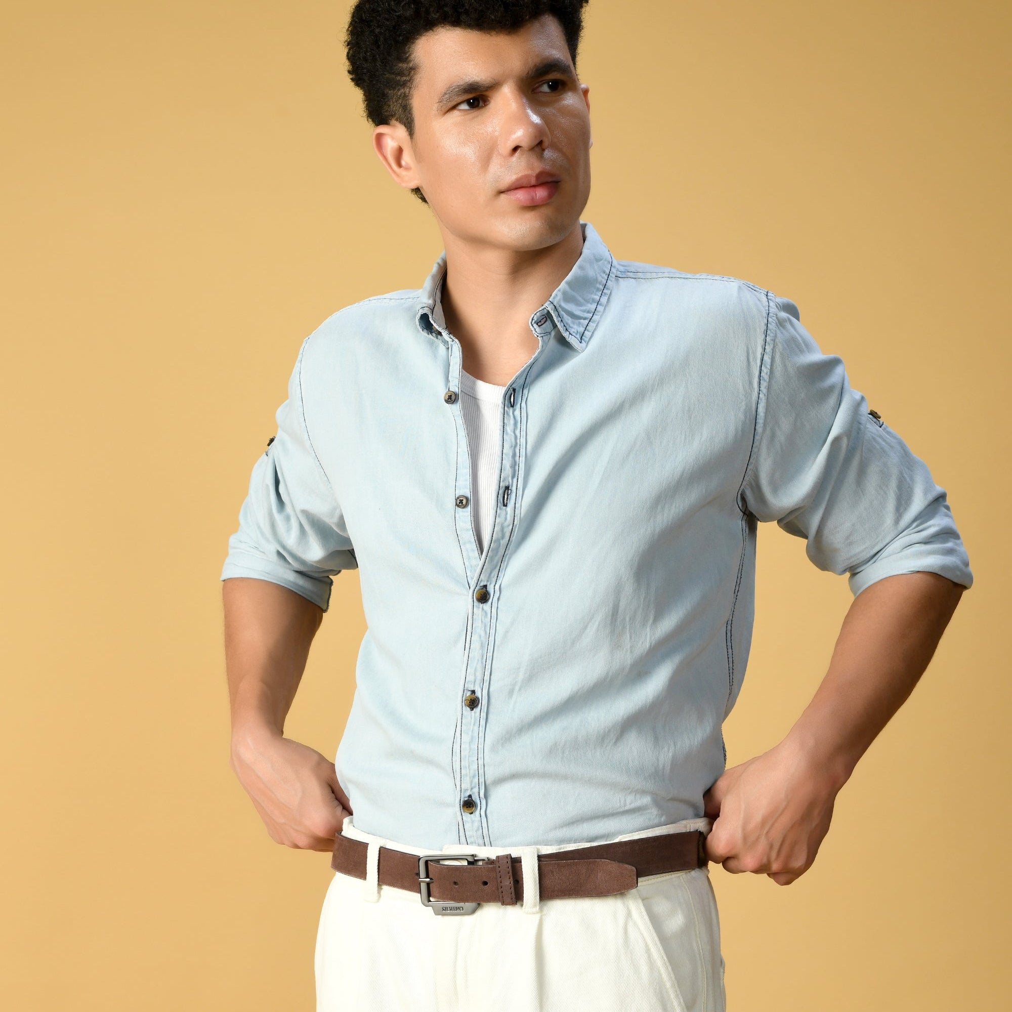 THE HUDSON Belt FOR MEN – FRENCH ROAST