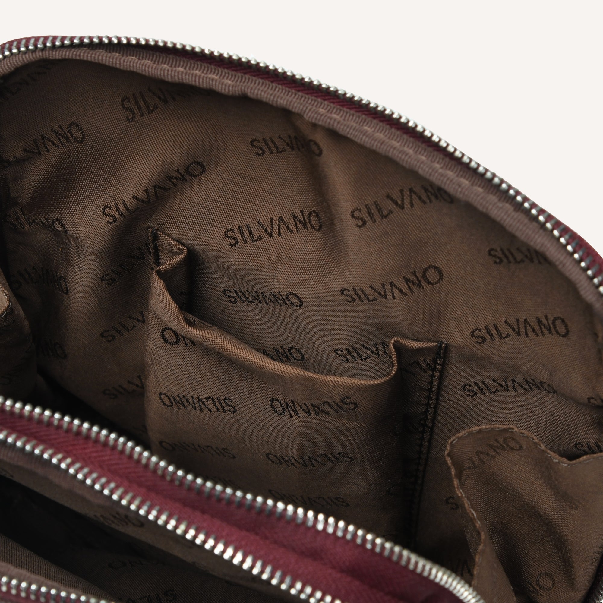 MANHATTAN MESSENGER BAG FOR MEN - BURGUNDY