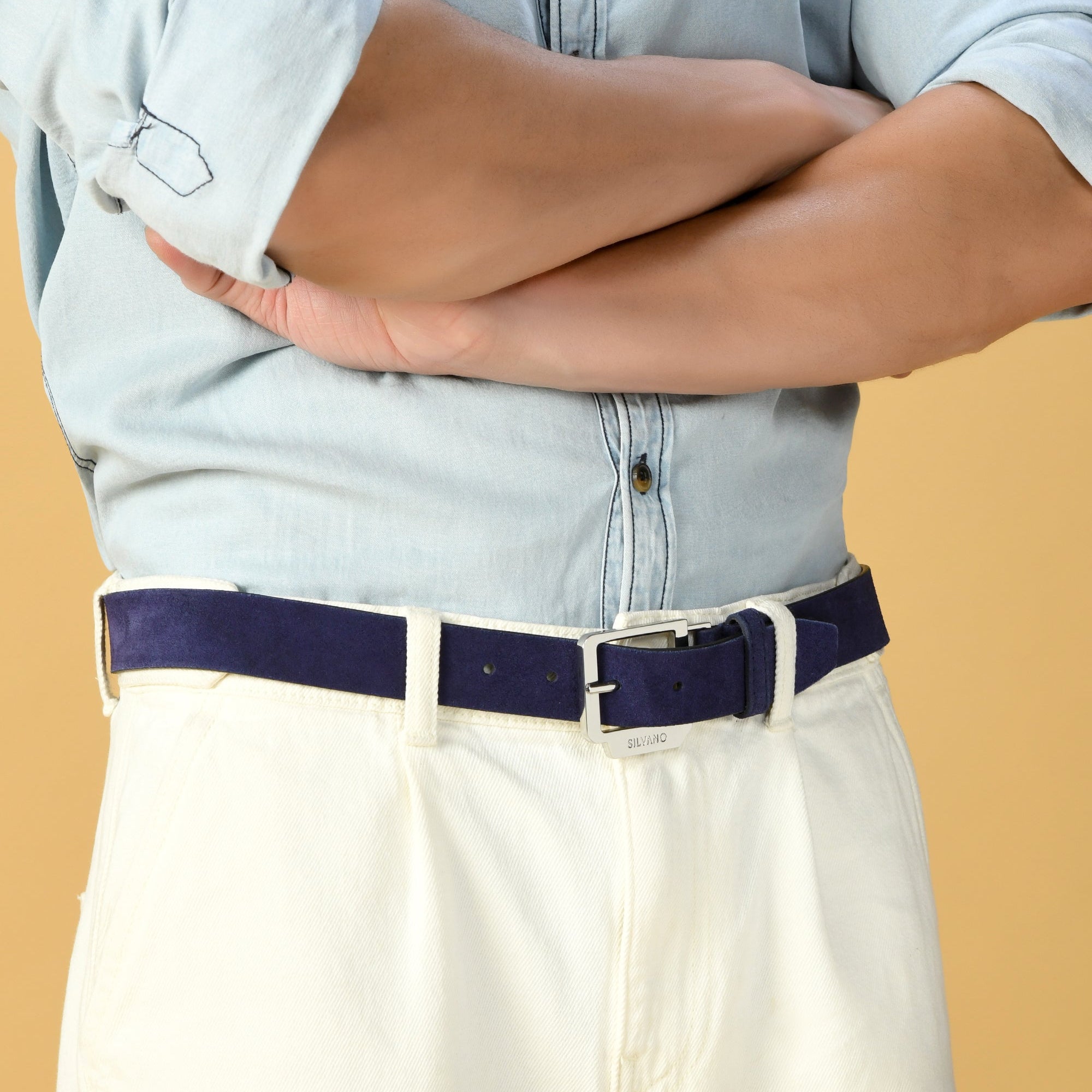 THE HUDSON Belt FOR MEN – BLUE DEPTHS