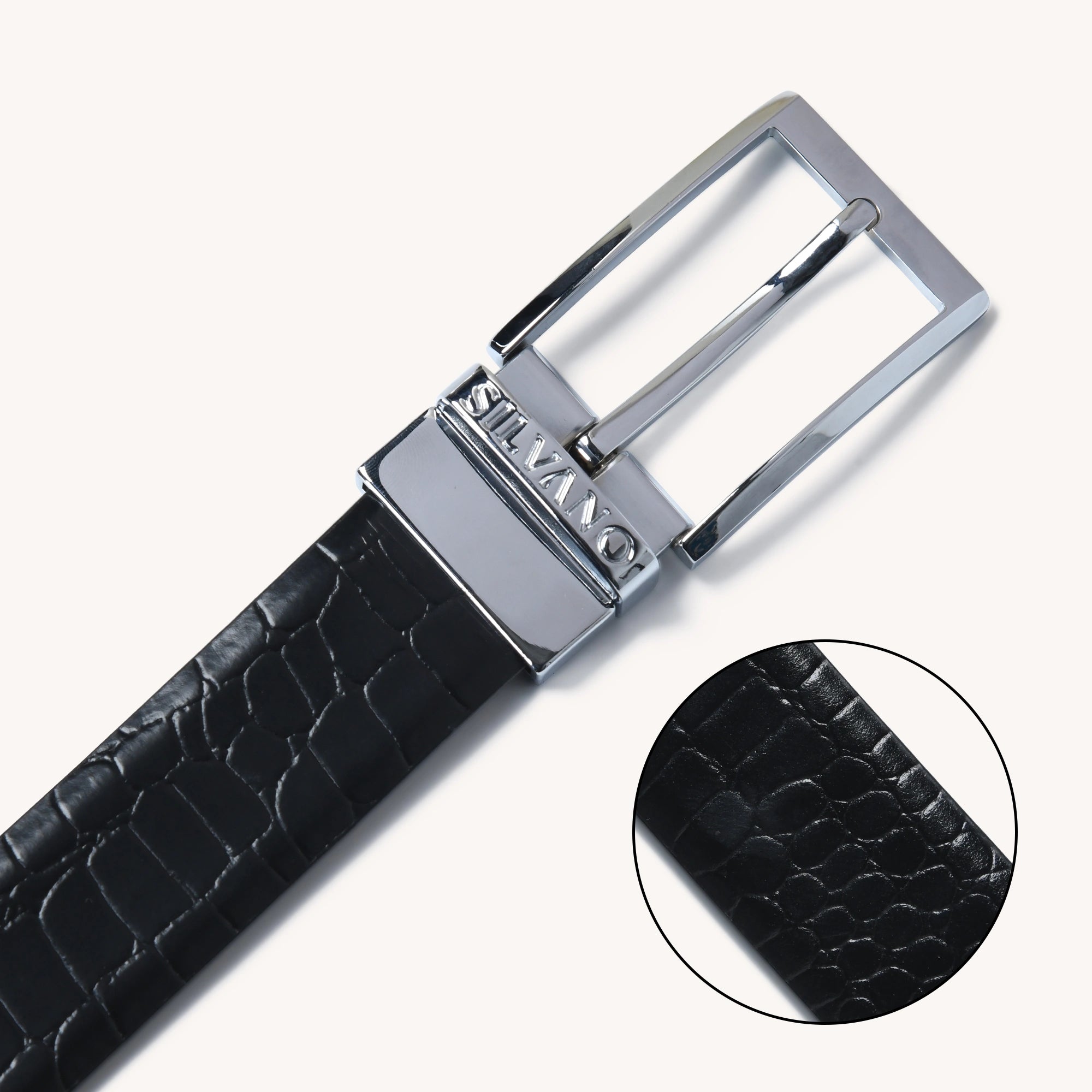 EXECUTIVE FORMAL REVERSIBLE BELT - BLACK/BROWN