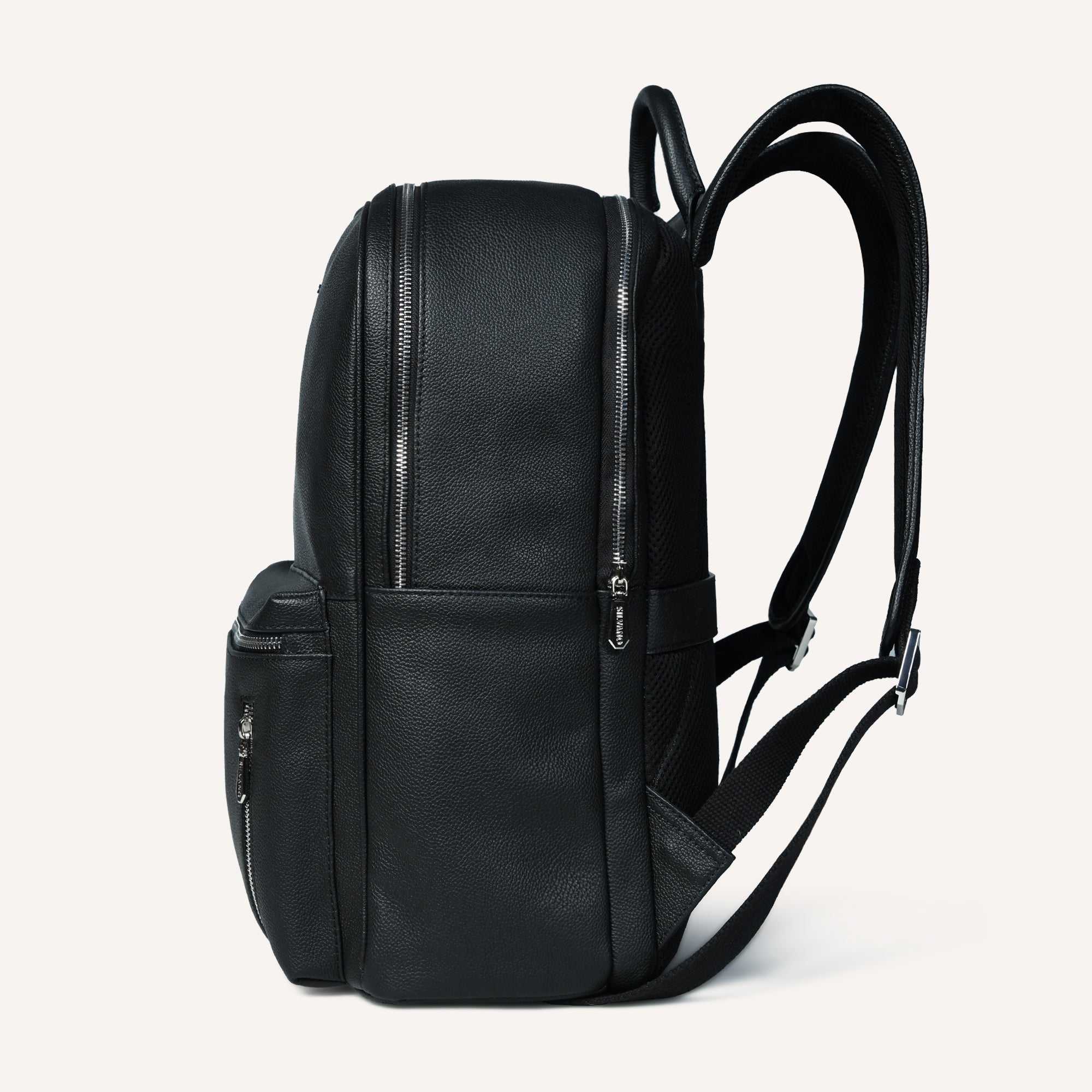 Alto Leather Backpack for Men – Black