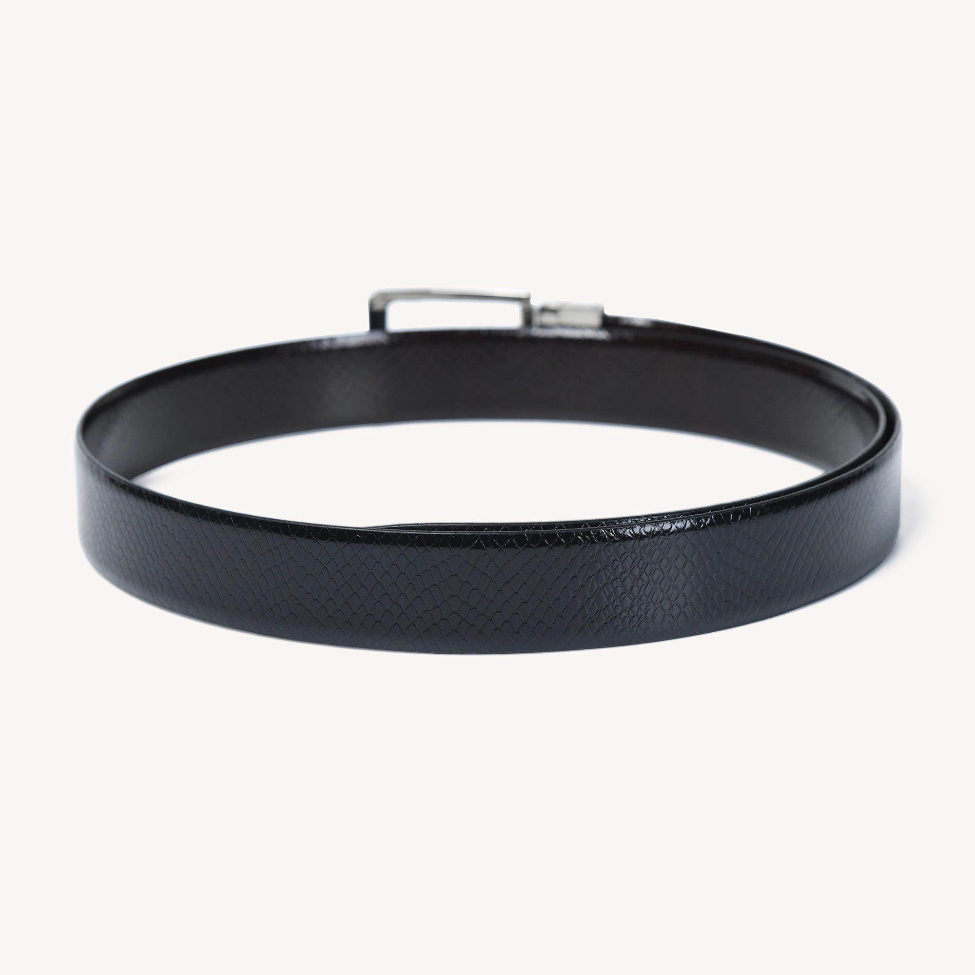 PIONEER BAND FORMAL REVERSIBLE BELT - BLACK