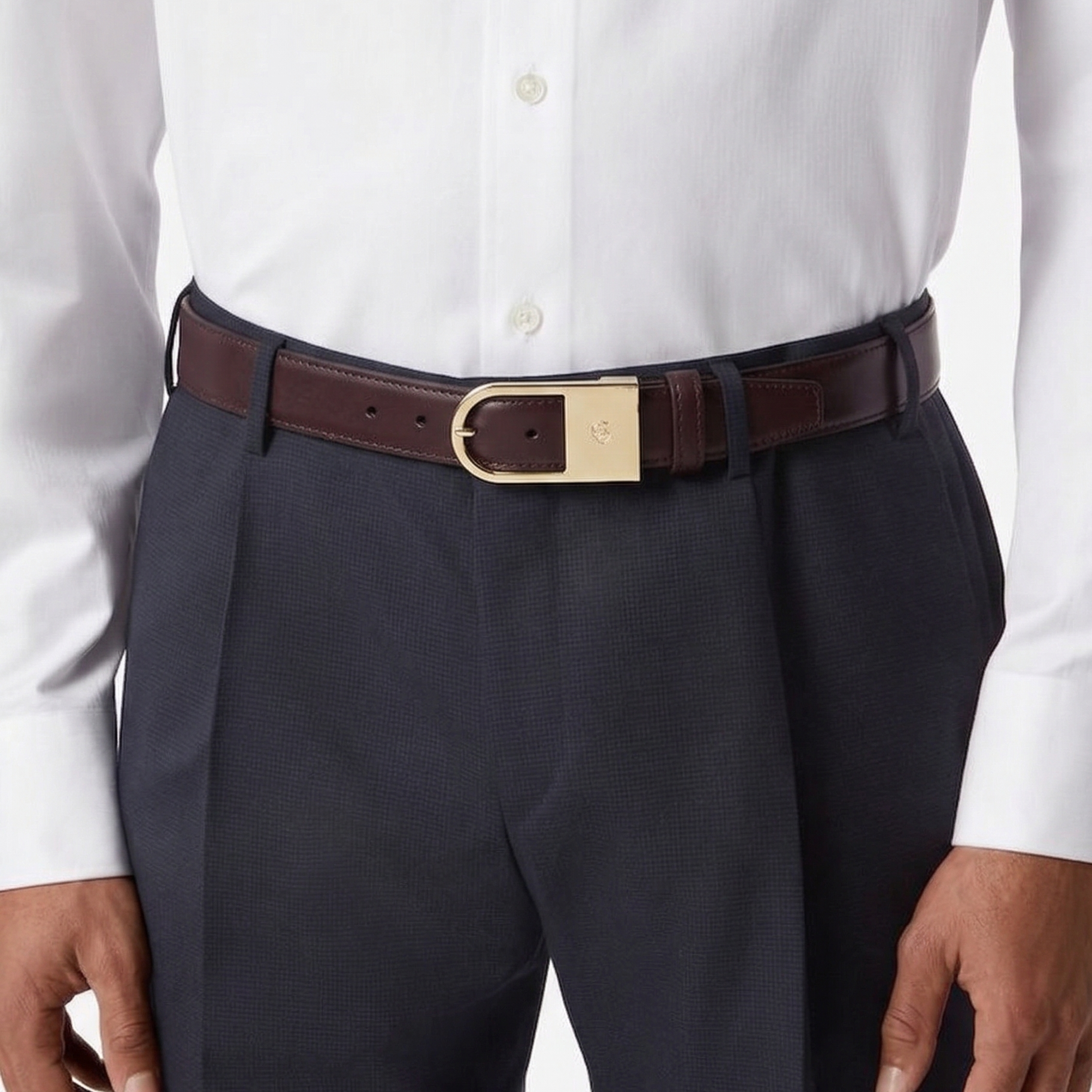 BELGRAVIA Belt FOR MEN – DARK GULL GRAY
