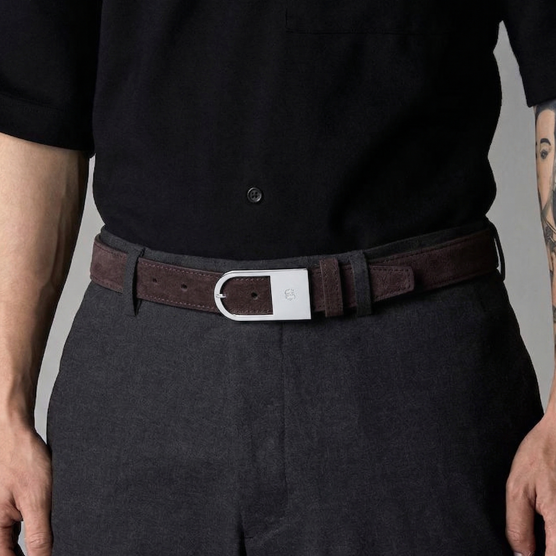 VITTORIO Belt FOR MEN – DULL GRAY