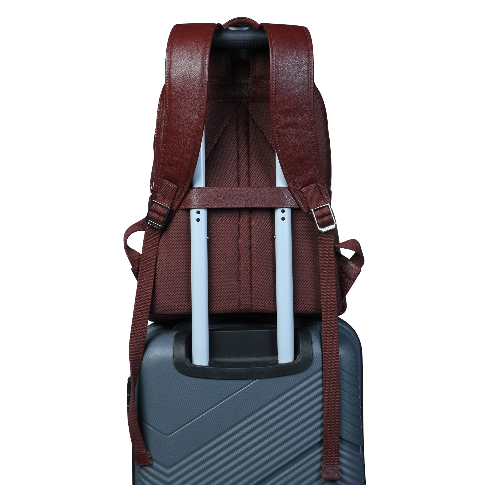 ALTO BACKPACK FOR MEN – BURGUNDY