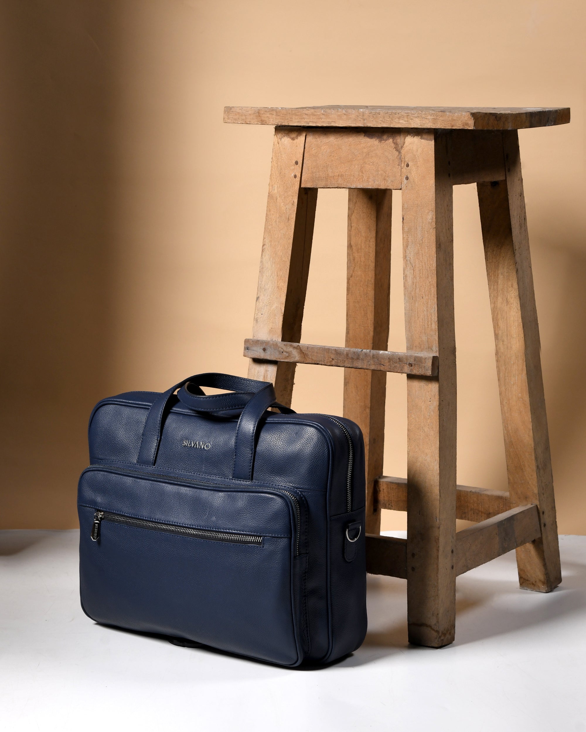 VERO LAPTOP BAG FOR MEN - NAVY BLUE