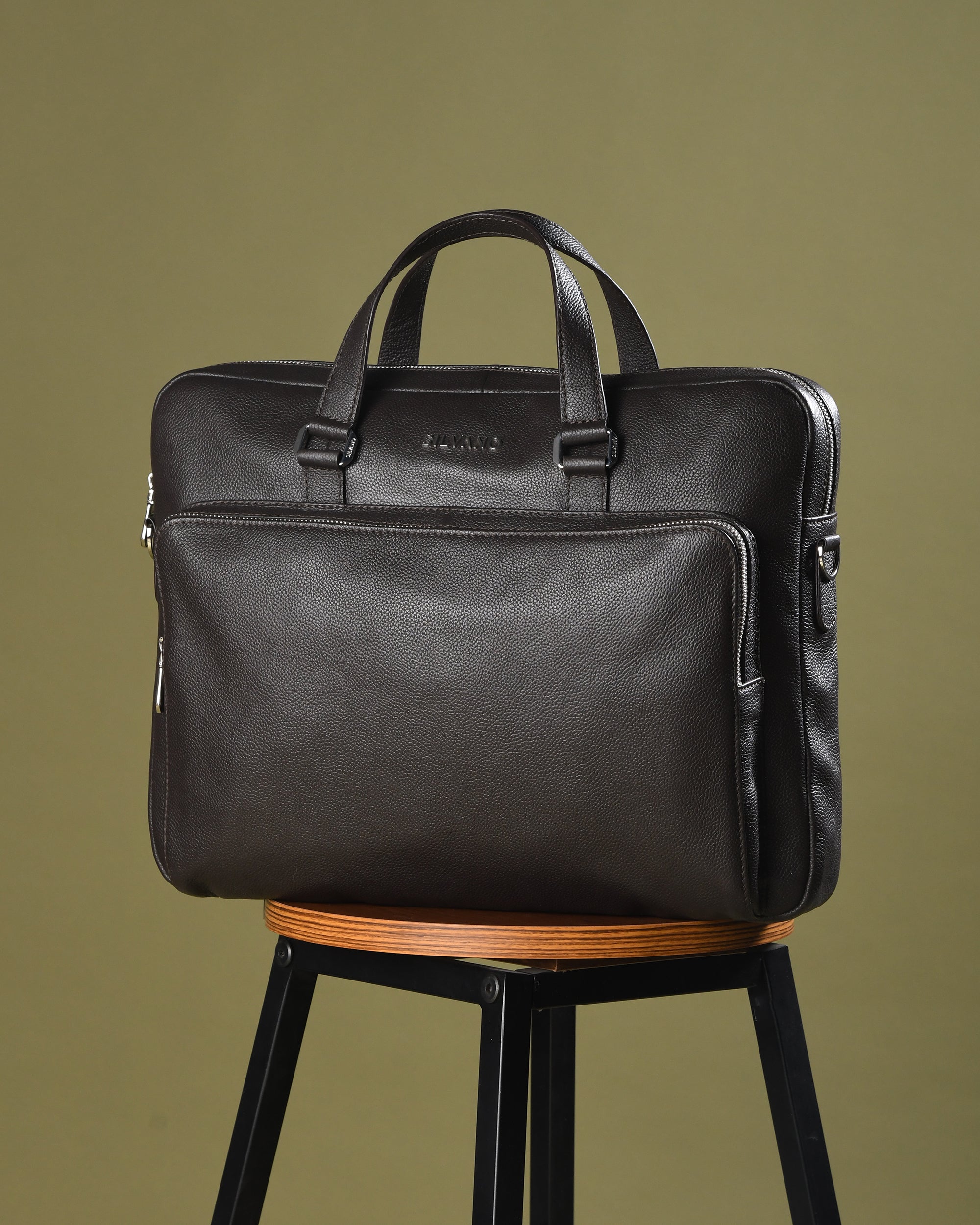 MODENA LAPTOP BAG FOR MEN – DARK BROWN