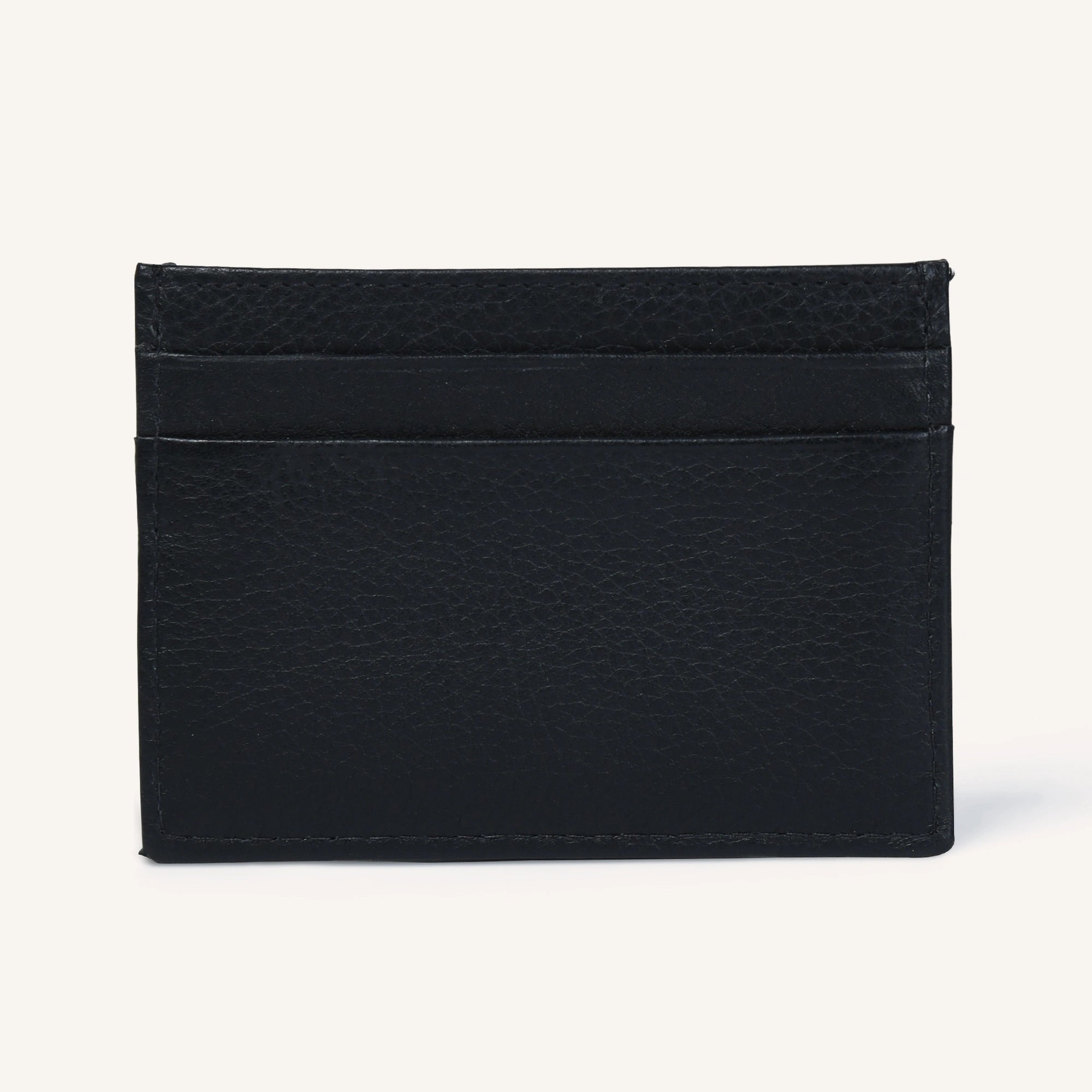 silvano fold flex card holder - black leather card holder