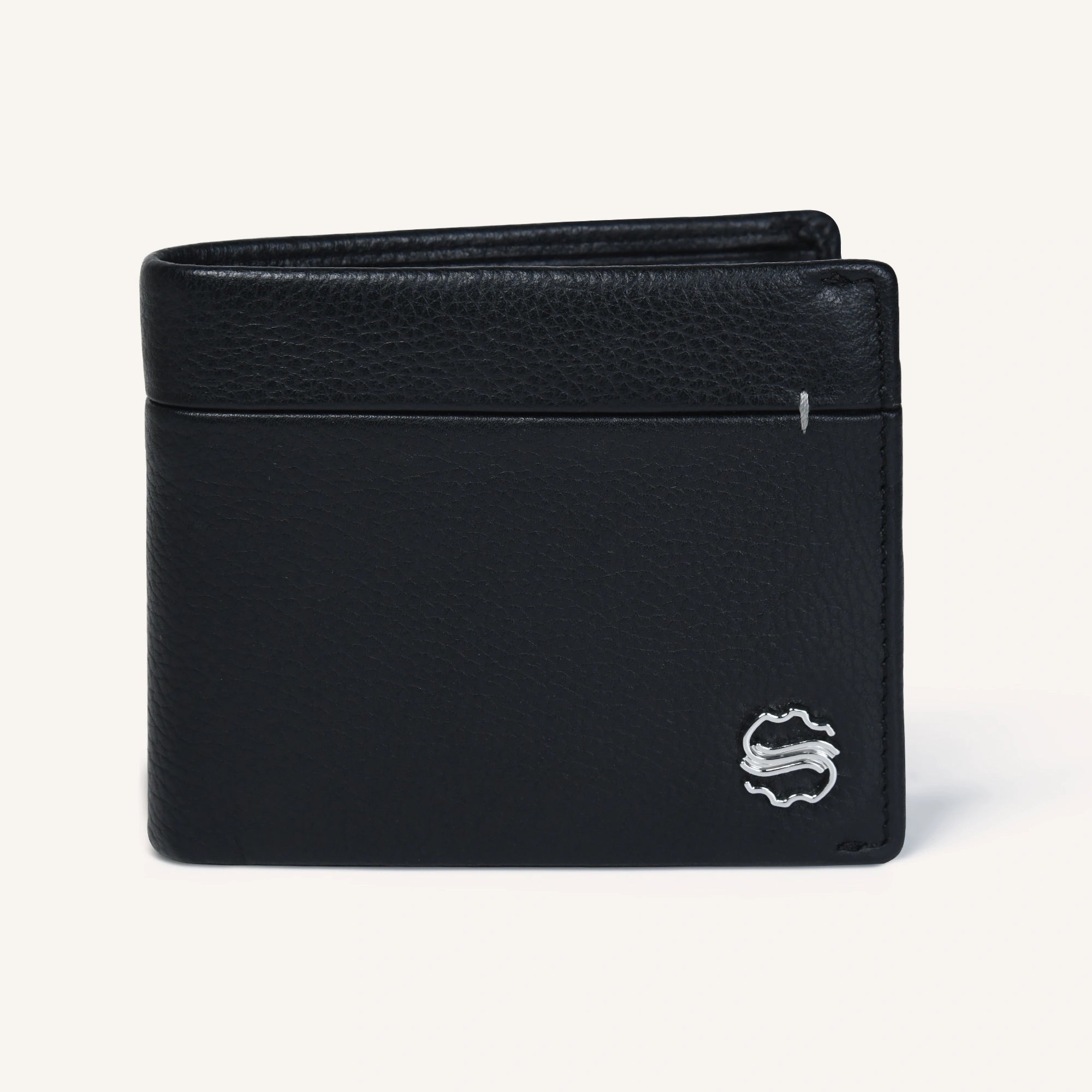 silvano fold flex wallet - black leather wallet